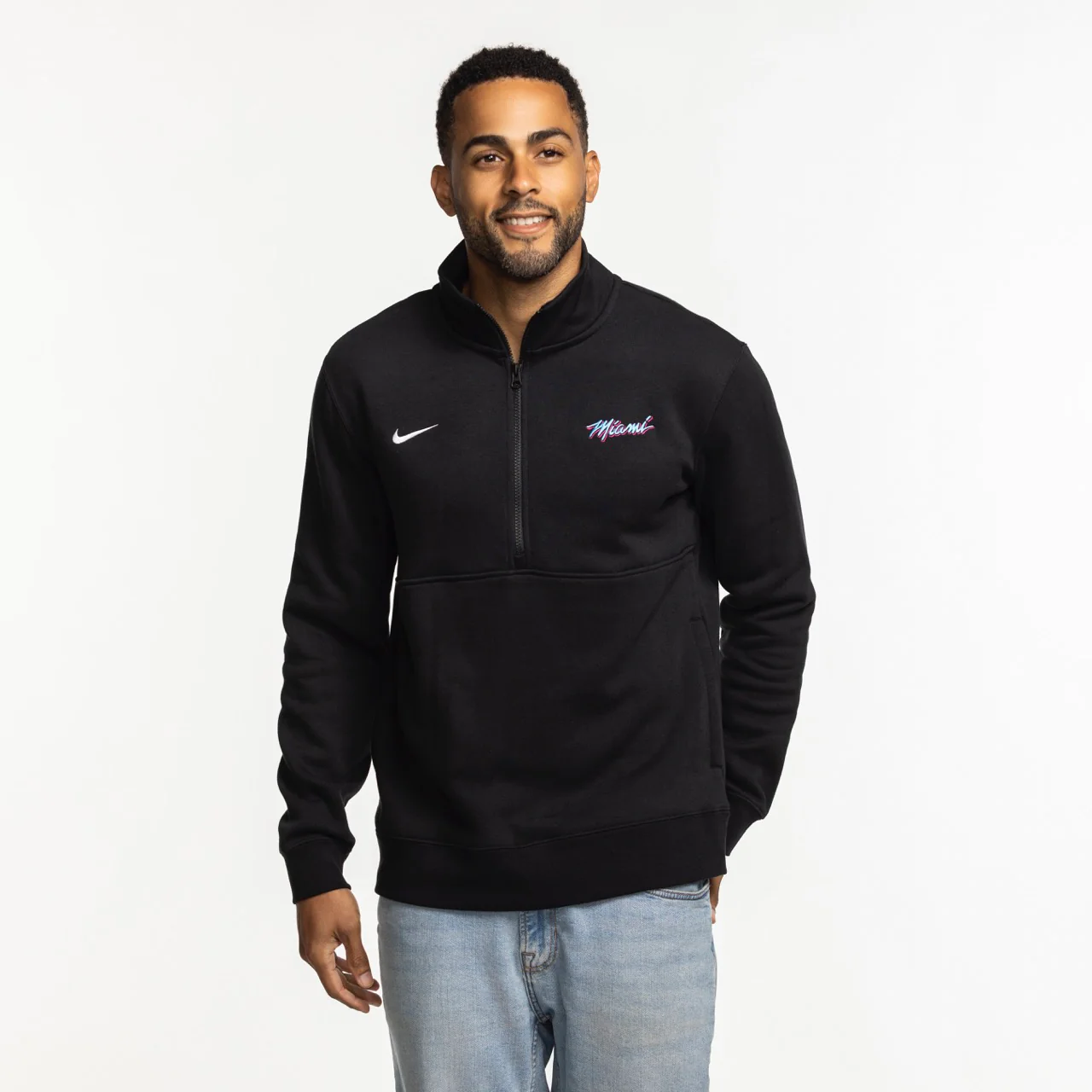 Nike Miami HEAT Original Vice Nights 1/2 Zip Fleece Jacket