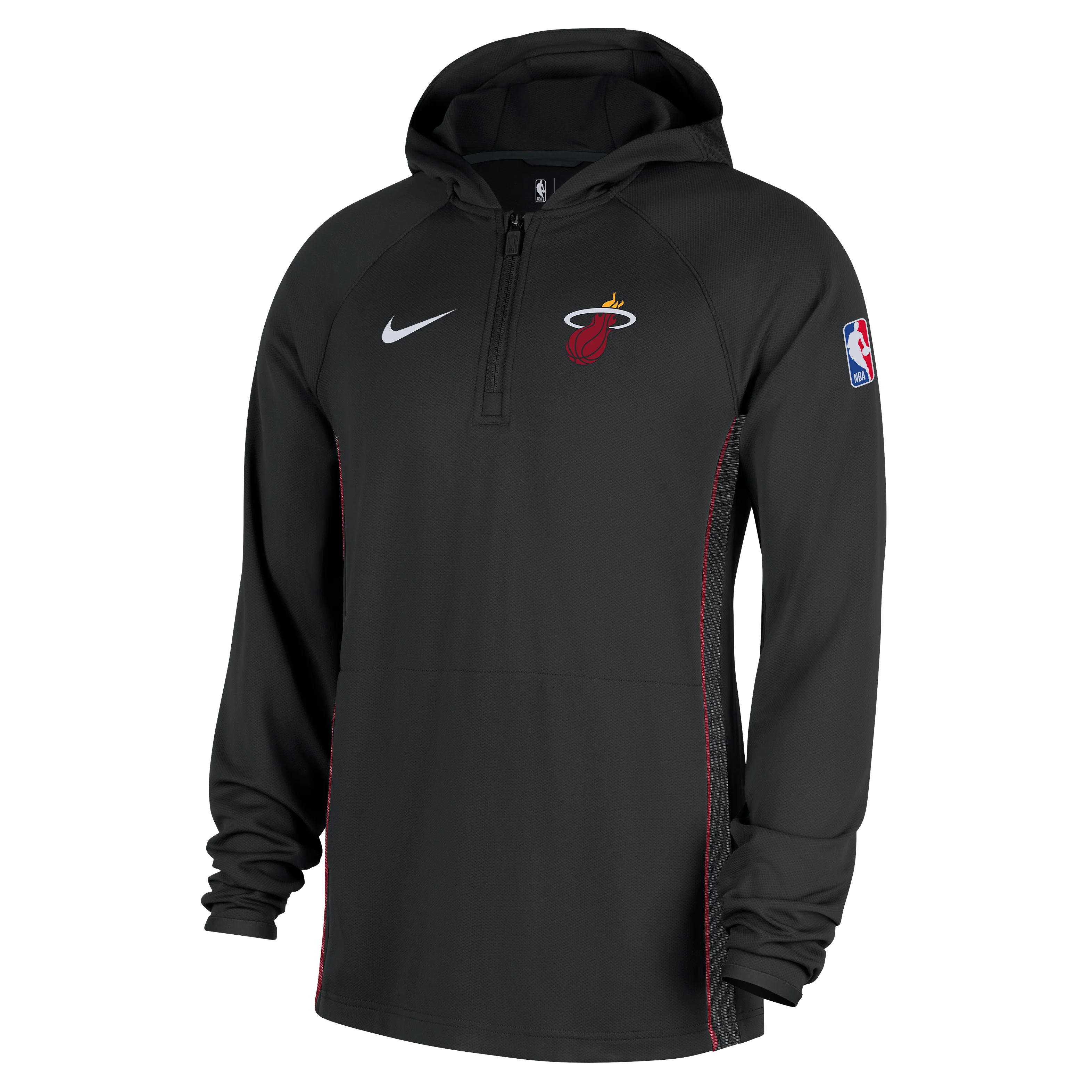 Nike Miami HEAT On-Court 1/4 Zip Hoodie 3 Nike Miami HEAT On-Court 1/4 Zip Hoodie