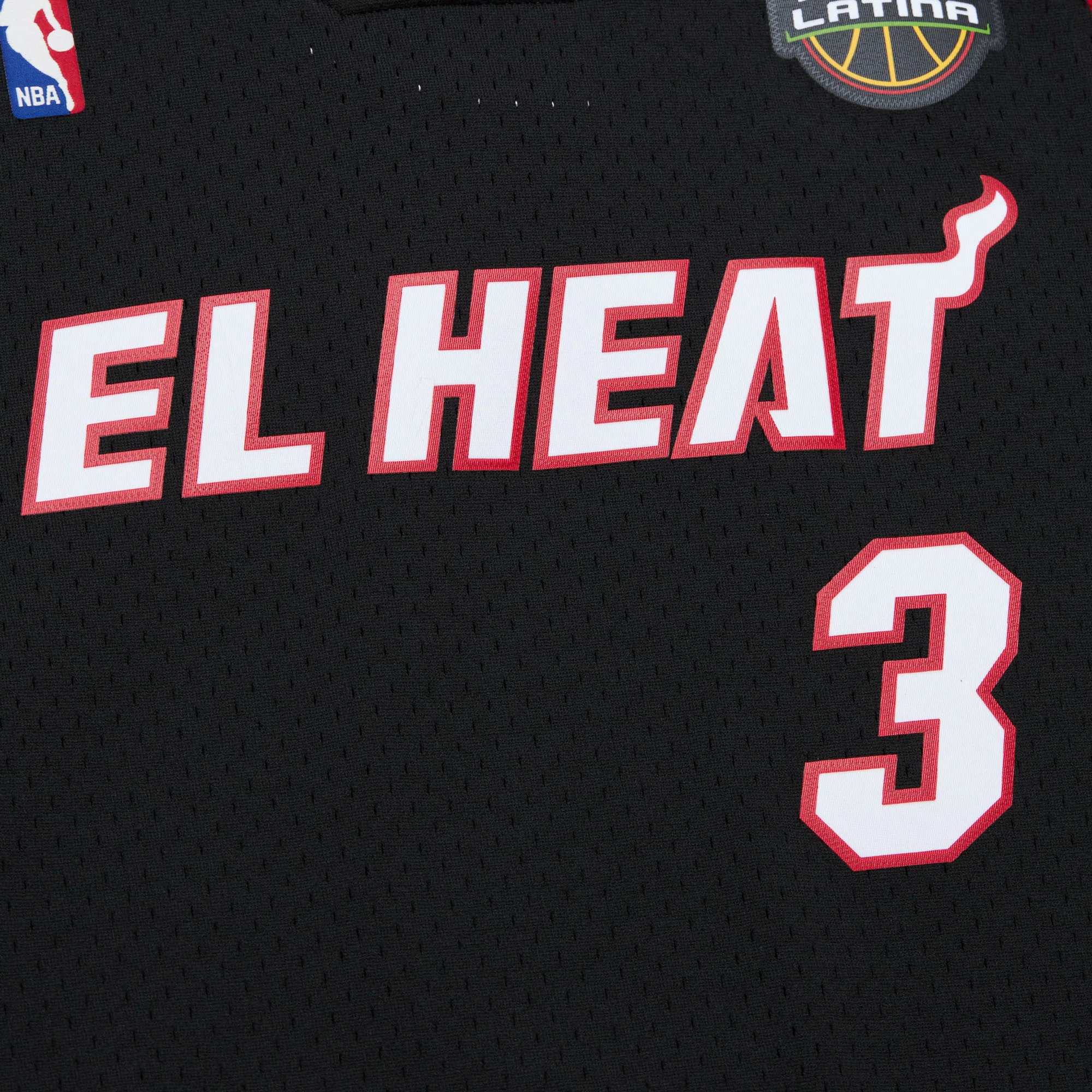 Dwyane Wade Mitchell & Ness 2008-09 EL HEAT Youth Swingman Jersey 3 Dwyane Wade Mitchell & Ness 2008-09 EL HEAT Youth Swingman Jersey