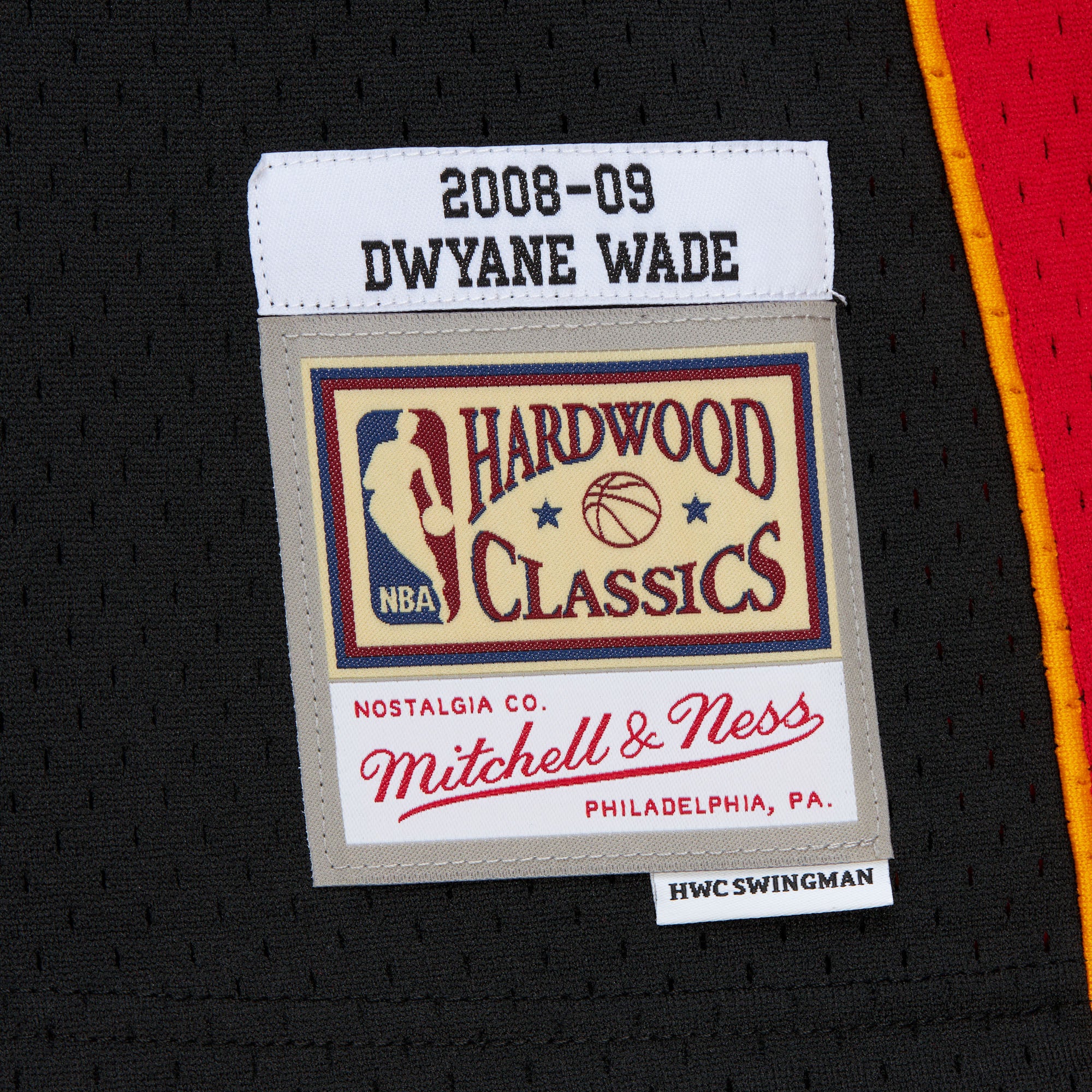 Dwyane Wade Mitchell & Ness 2008-09 EL HEAT Youth Swingman Jersey 4 Dwyane Wade Mitchell & Ness 2008-09 EL HEAT Youth Swingman Jersey