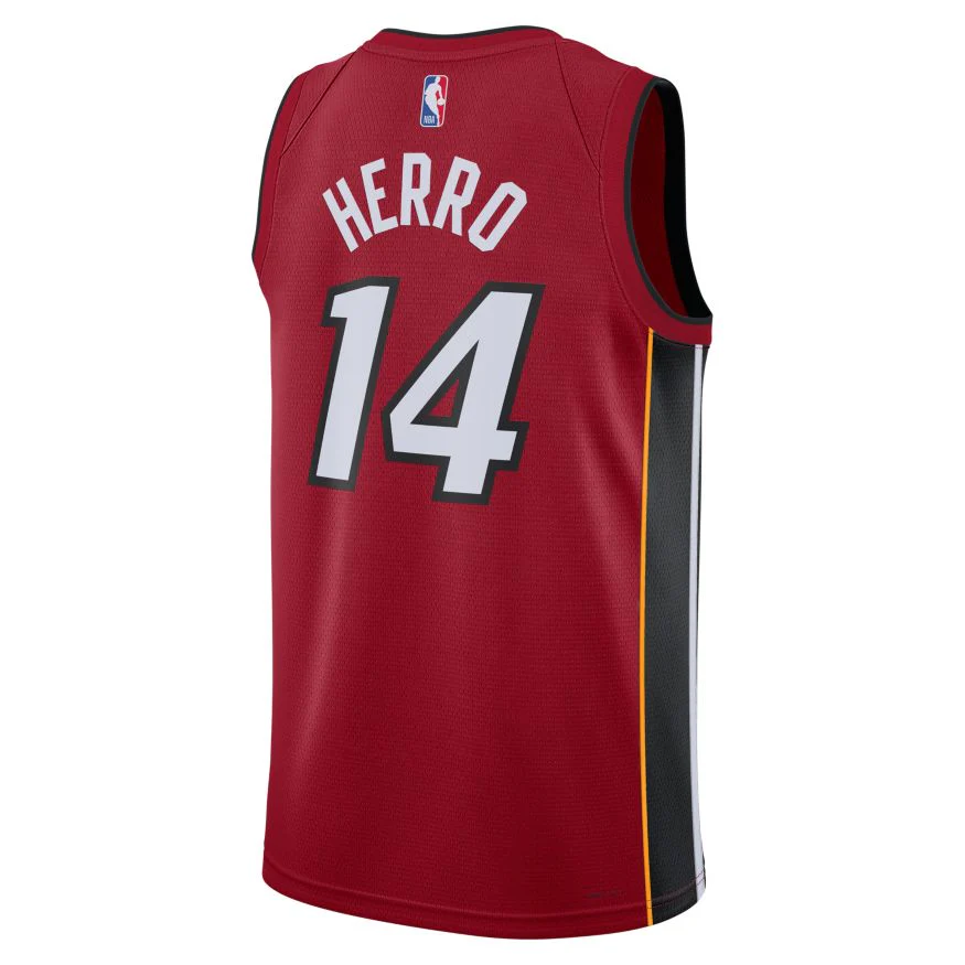 Tyler Herro Nike Jordan Brand Miami HEAT Statement Red Swingman Jersey 2 Tyler Herro Nike Jordan Brand Miami HEAT Statement Red Swingman Jersey