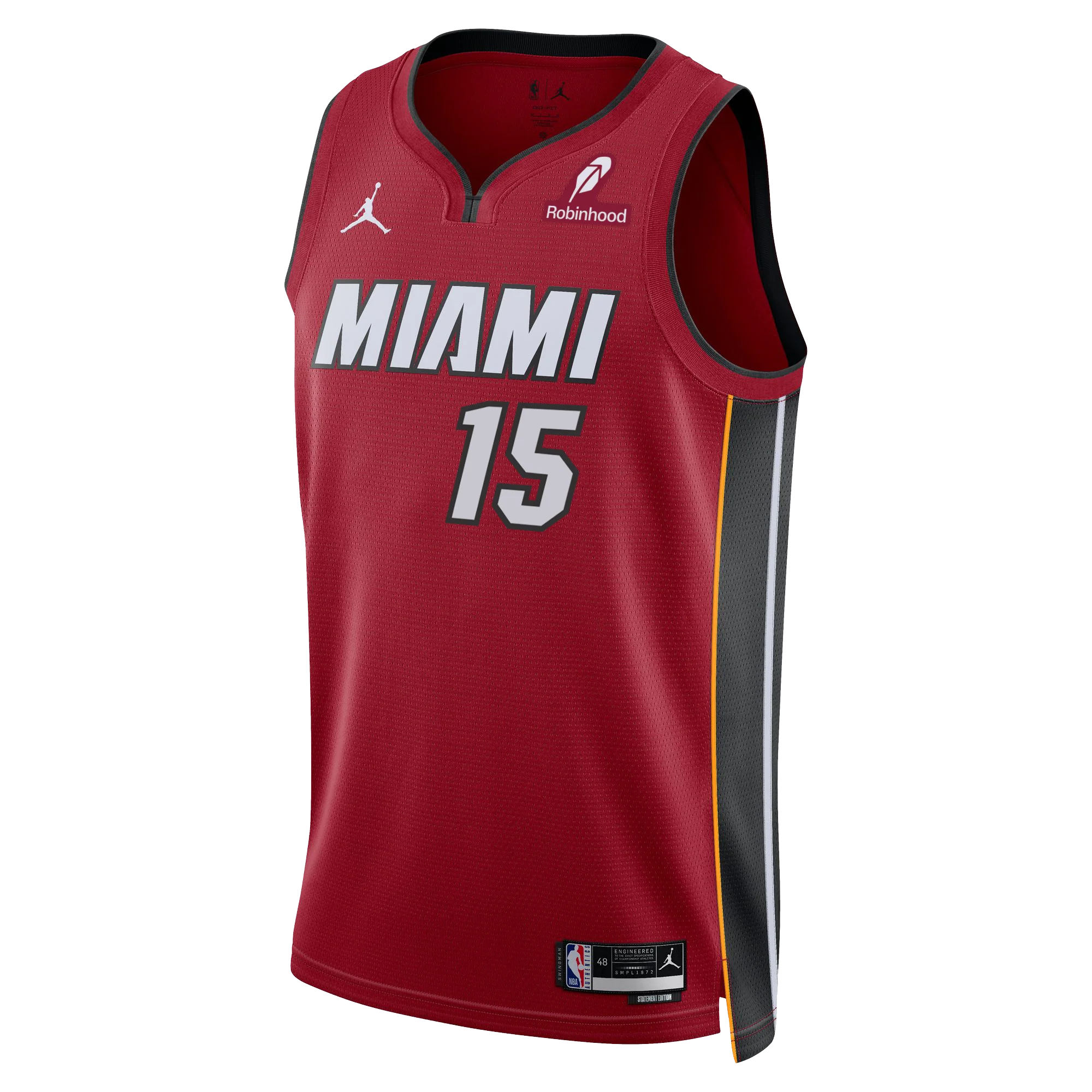 Myron Gardner Nike Jordan Brand Miami HEAT Statement Red Swingman Jersey