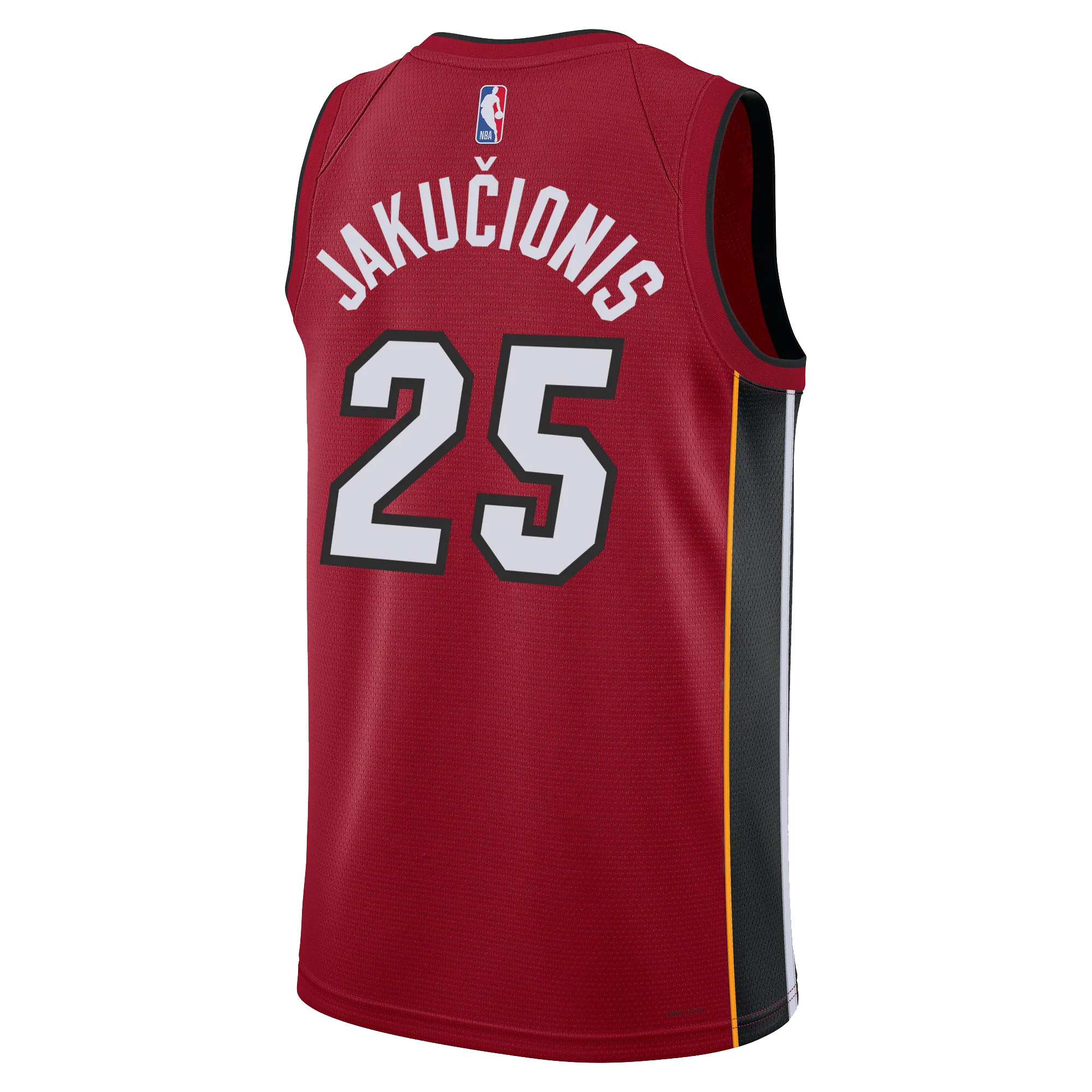 Kasparas Jakučionis Nike Jordan Brand Miami HEAT Statement Red Swingman Jersey 2 Kasparas Jakučionis Nike Jordan Brand Miami HEAT Statement Red Swingman Jersey
