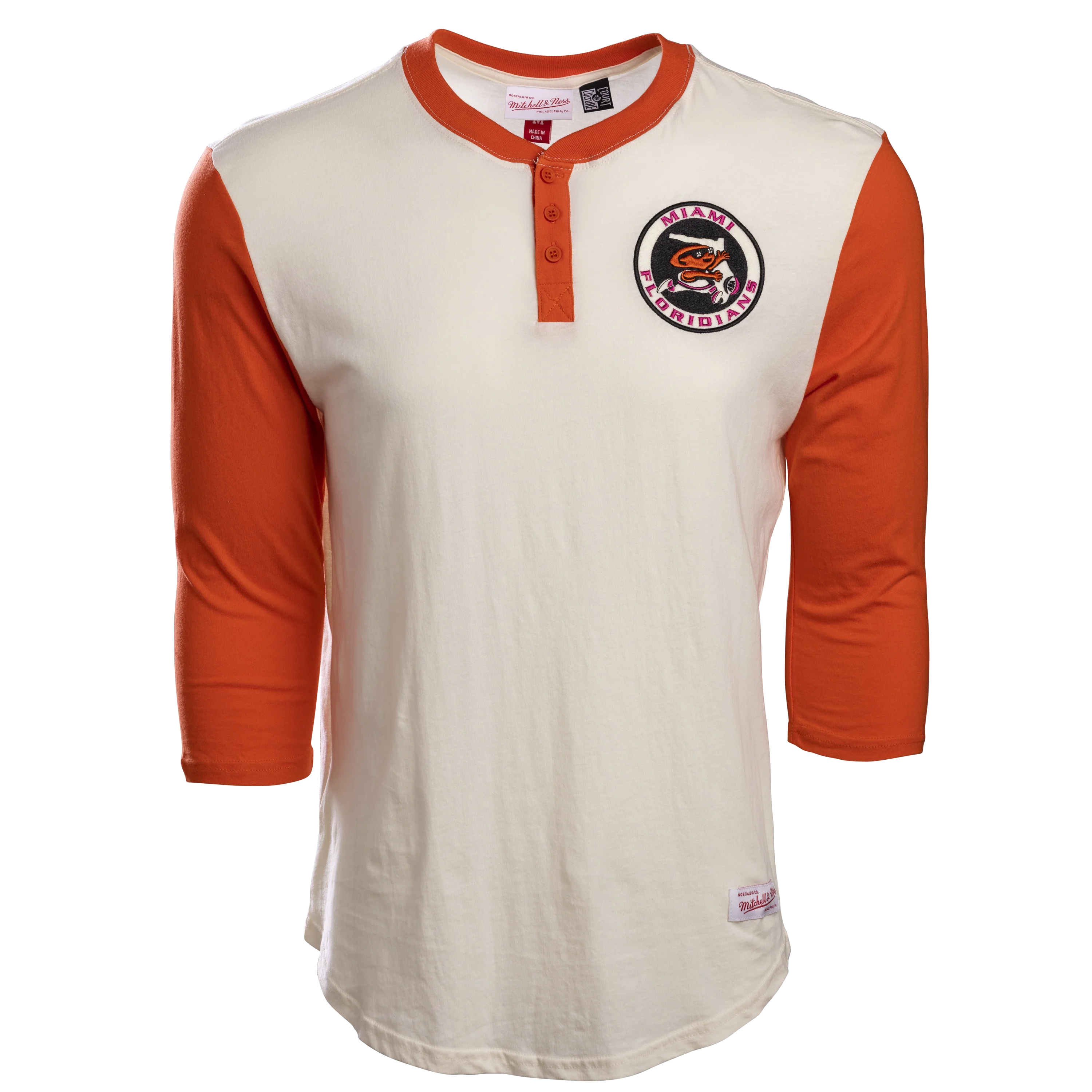 Court Culture X Mitchell and Ness Floridians Raglan Tee 1 Court Culture X Mitchell and Ness Floridians Raglan Tee