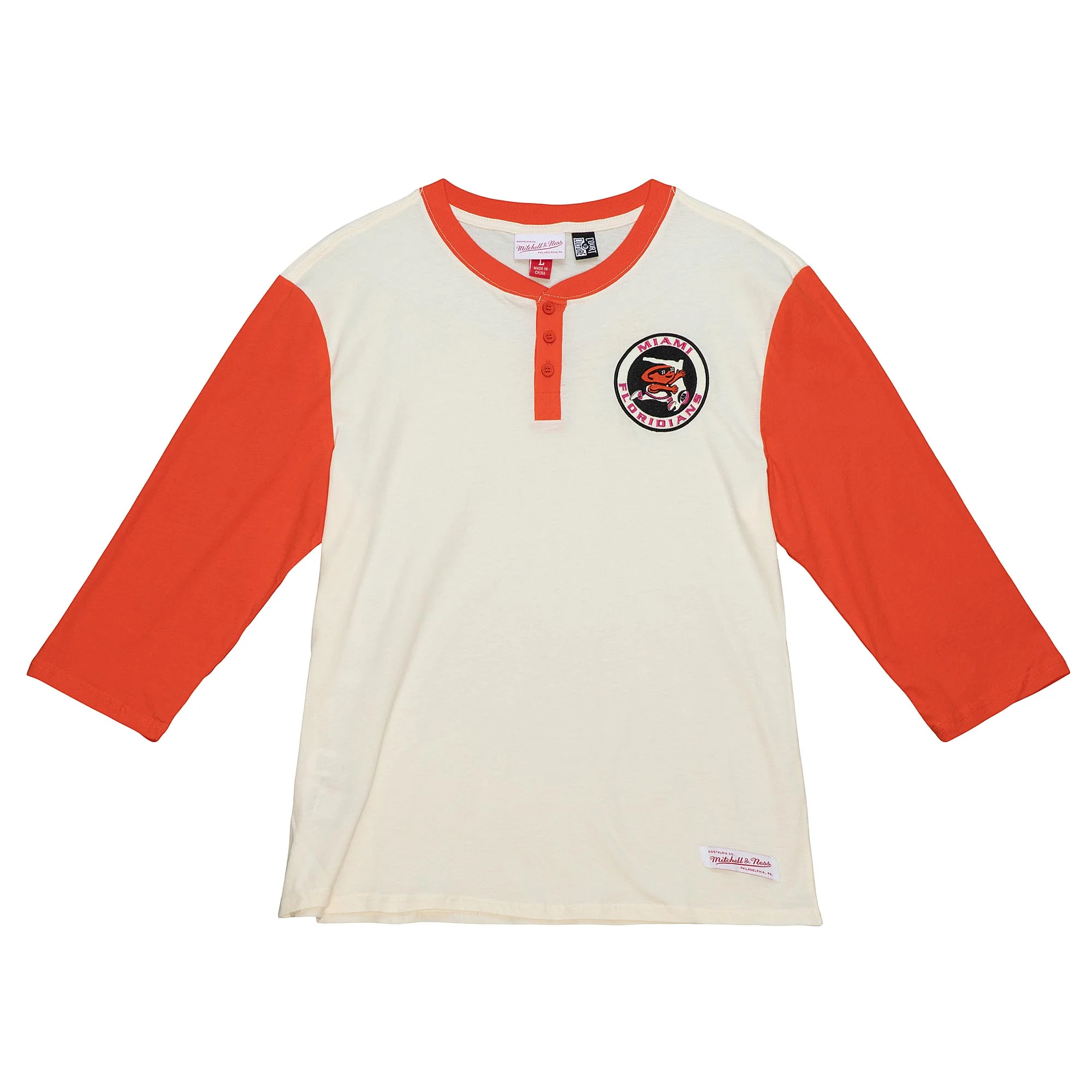 Court Culture X Mitchell and Ness Floridians Raglan Tee 4 Court Culture X Mitchell and Ness Floridians Raglan Tee