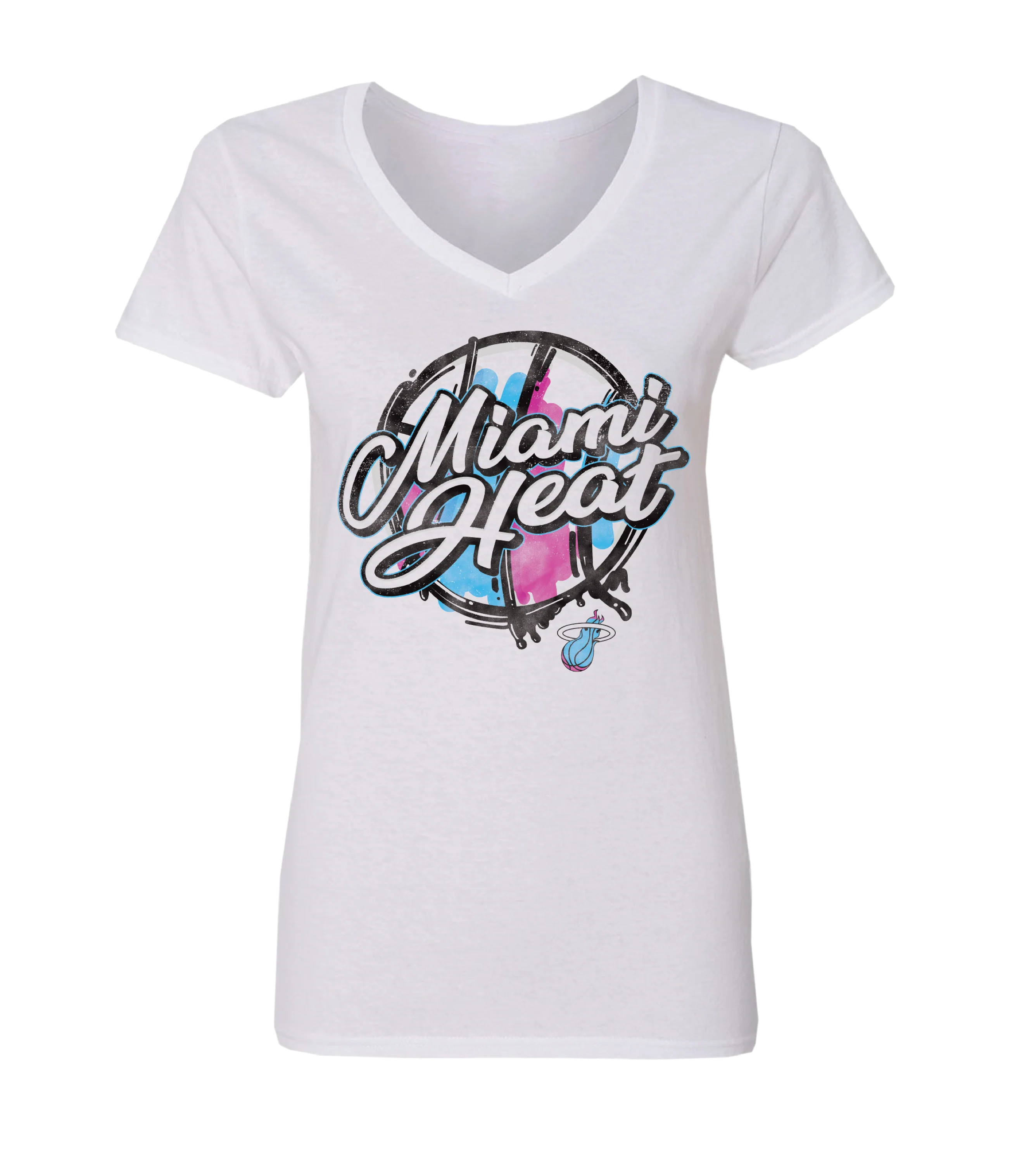 Miami HEAT Original Vice Nights White Women's Tee