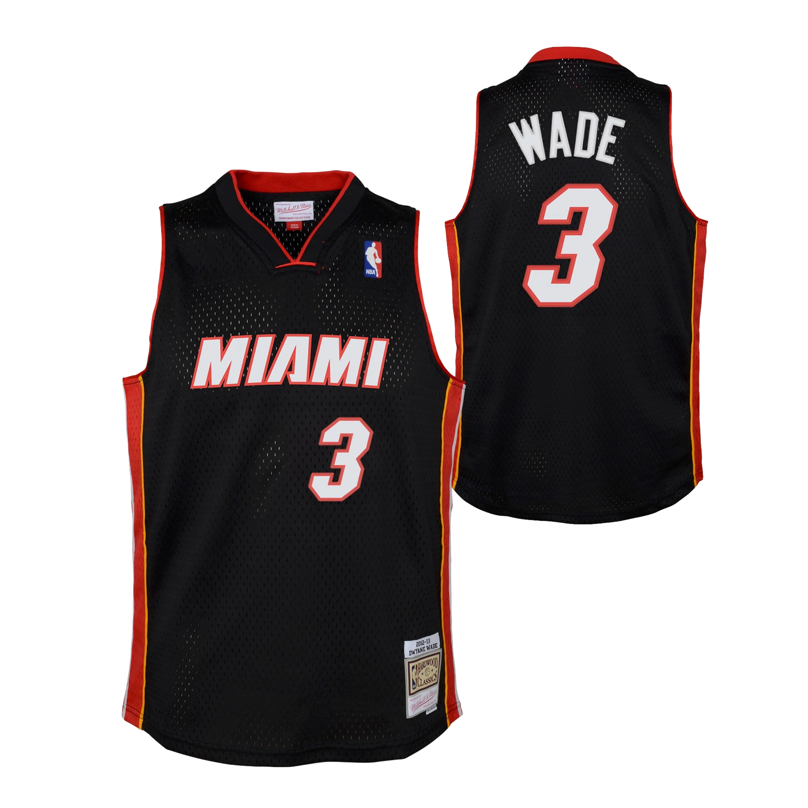 Dwyane Wade Mitchell & Ness Miami HEAT 2012-13 Kids Swingman Jersey 2 Dwyane Wade Mitchell & Ness Miami HEAT 2012-13 Toddler Swingman Jersey