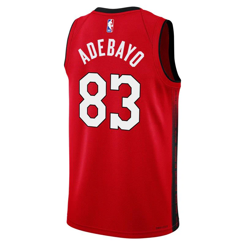 Bam Adebayo Nike HEAT Culture: Blood Red “83-Point Game” Swingman Jersey 3 Bam Adebayo Nike HEAT Culture: Blood Red “83-Point Game” Swingman Jersey