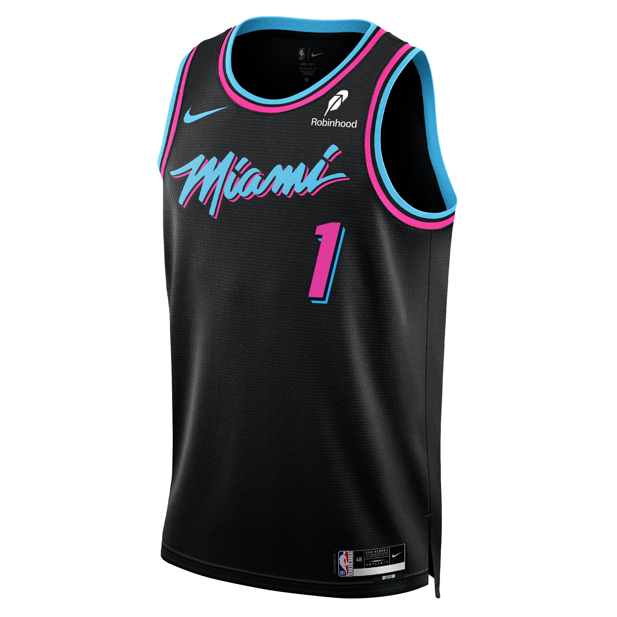 #1 Mom Nike Original Vice Nights Swingman Jersey 3 #1 Mom Nike Original Vice Nights Swingman Jersey