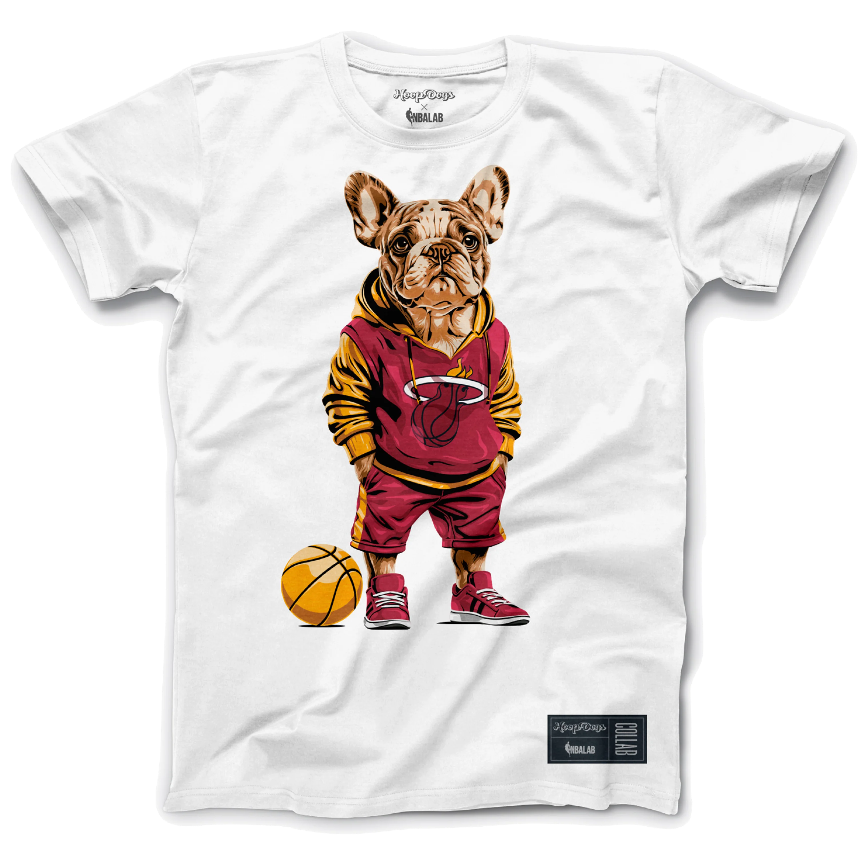 Miami HEAT X Hoop Dogs Tee 1 Miami HEAT X Hoop Dogs Tee