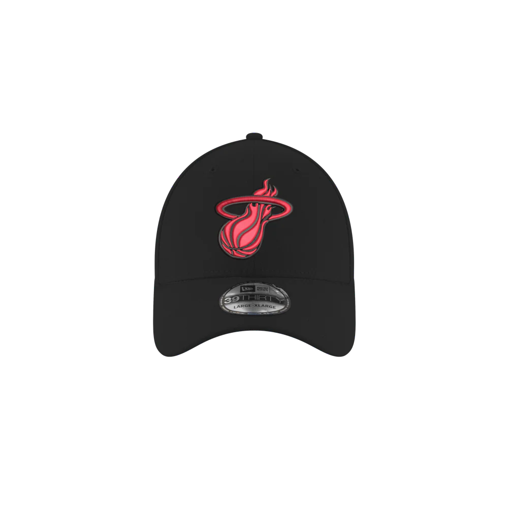 New Era Miami HEAT Red Logo Flex Fit Hat