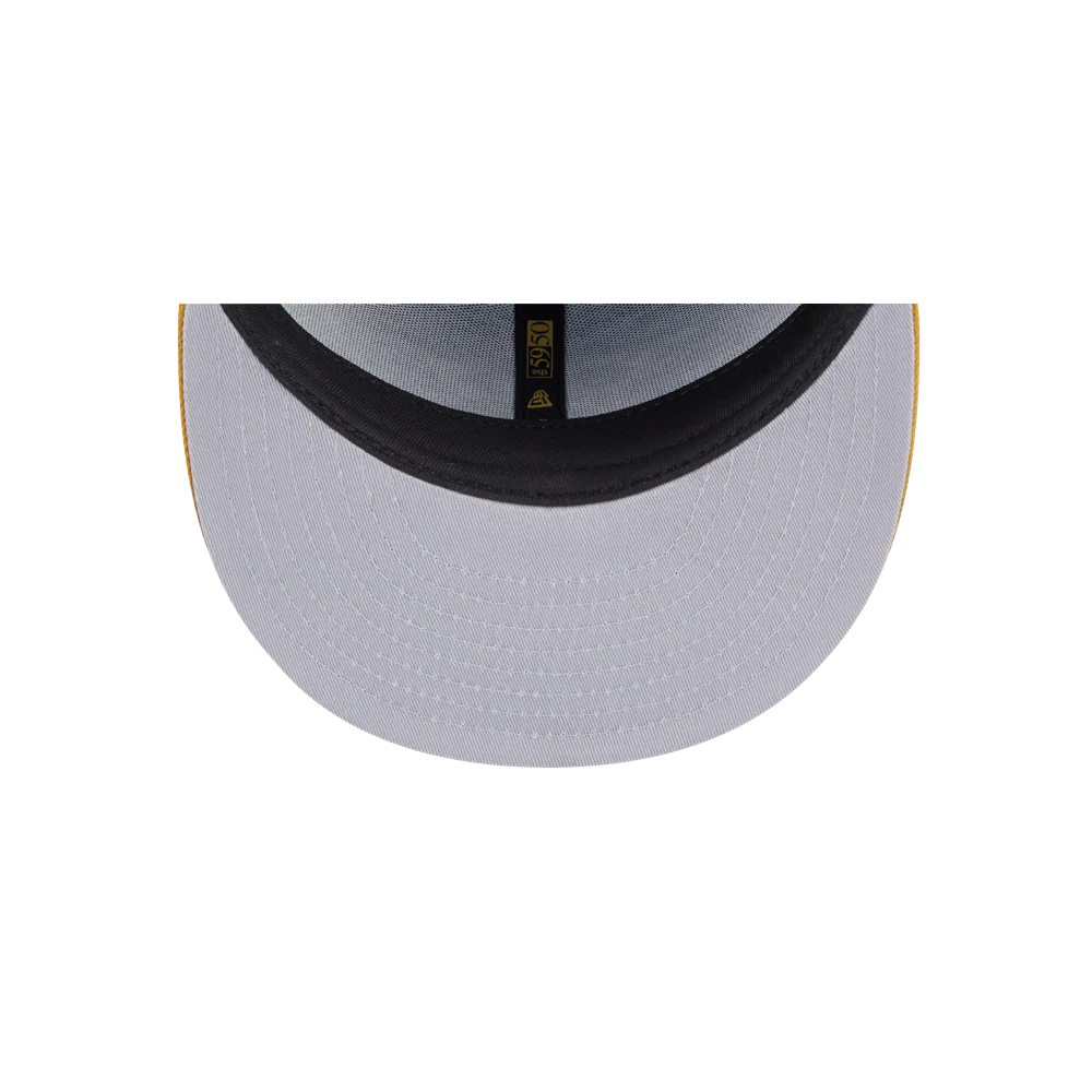 New Era Miami HEAT Black & Gold Fitted Hat 7 New Era Miami HEAT Black & Gold Fitted Hat
