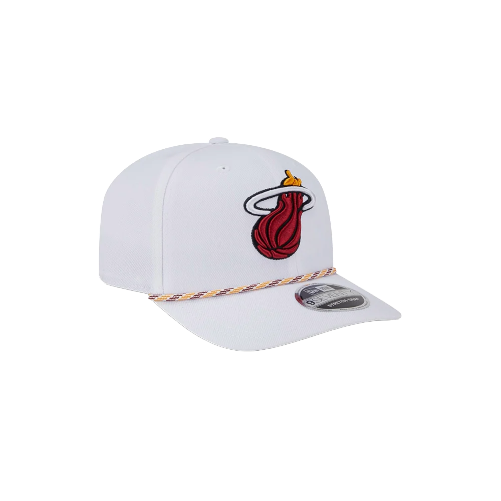 New Era Miami HEAT Flame Rope Snapback 5 New Era Miami HEAT Flame Rope Snapback
