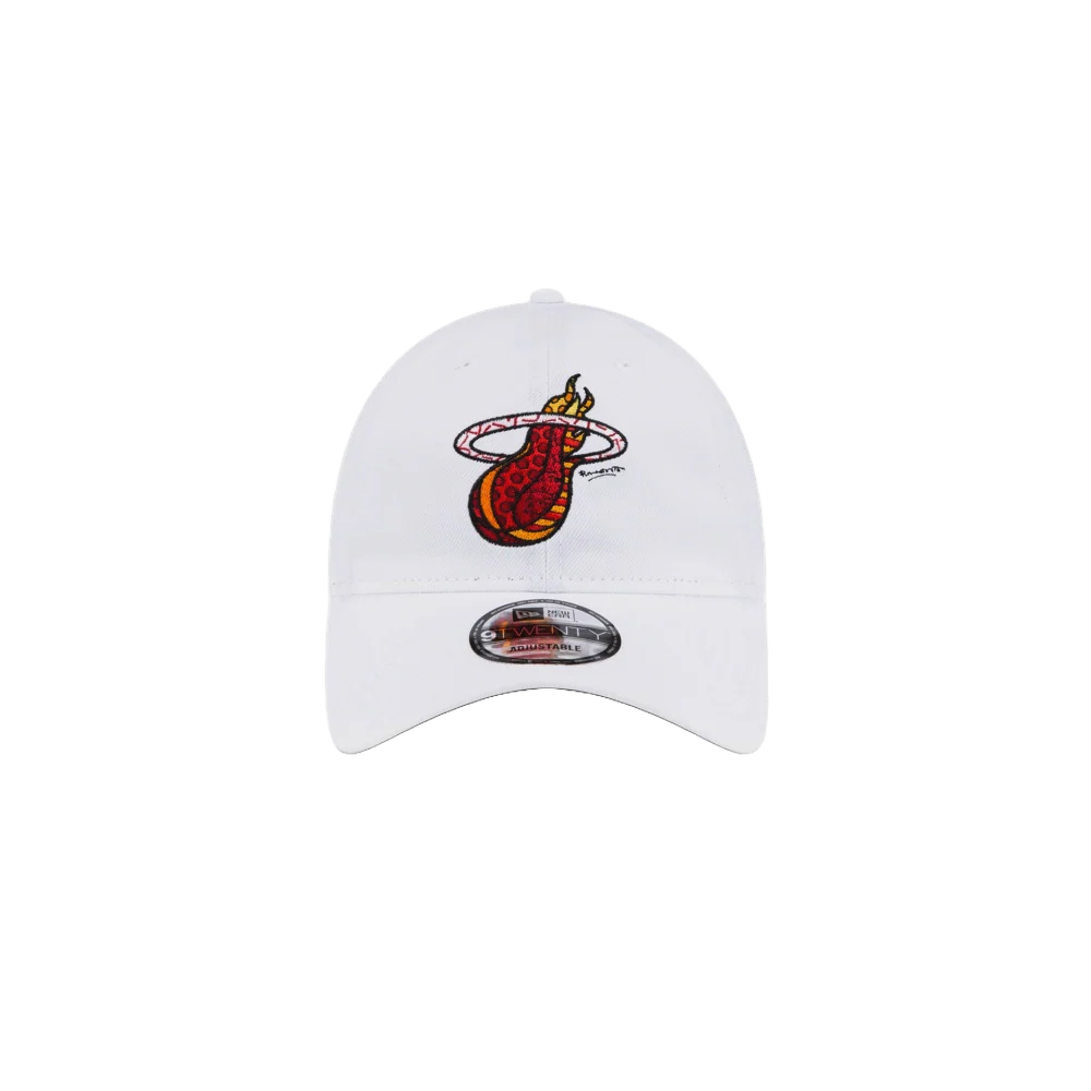 Britto x HEAT Logo White Dad Hat