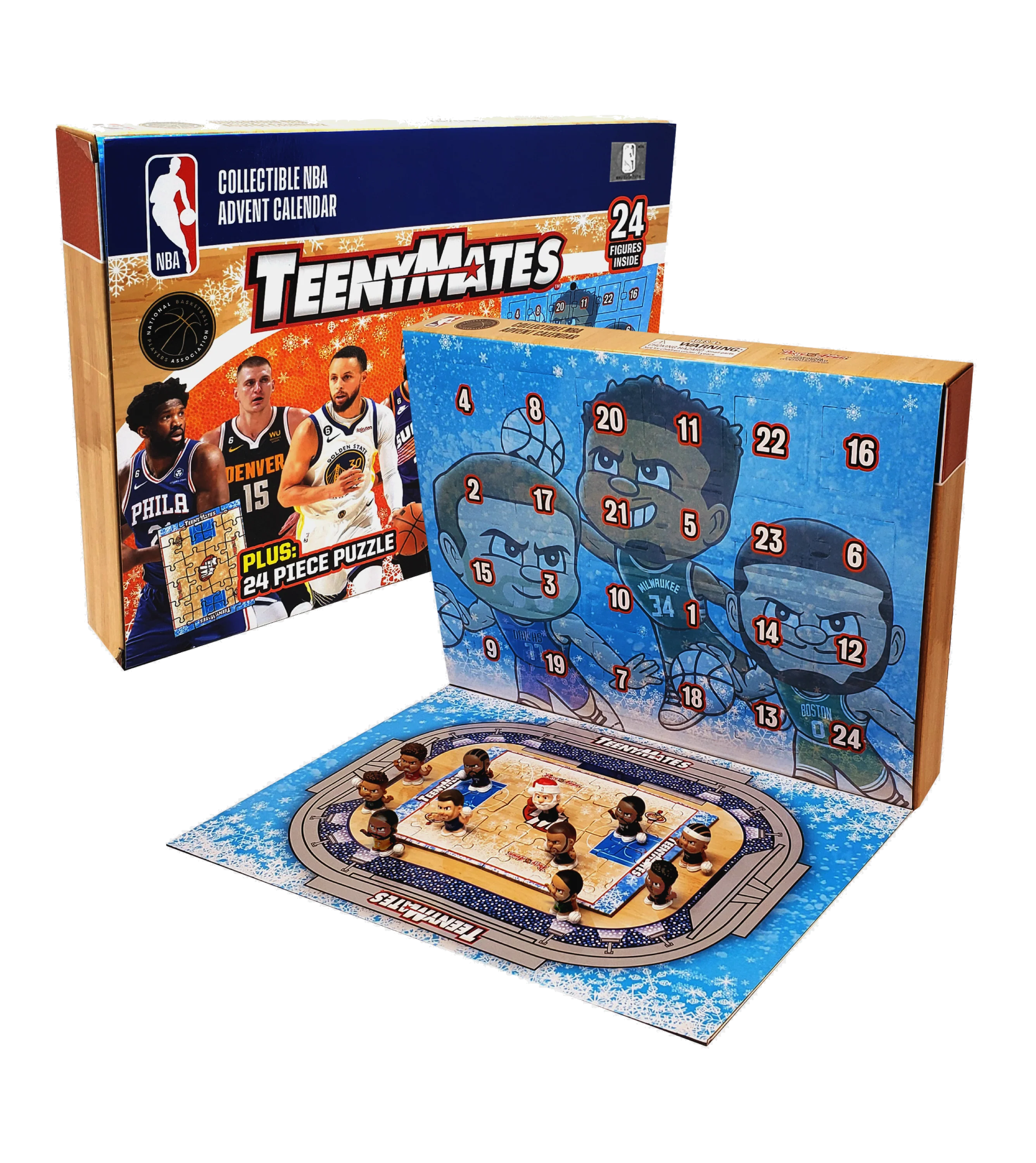 NBA Teenymates 2024 Advent Calendar 1 NBA Teenymates 2024 Advent Calendar