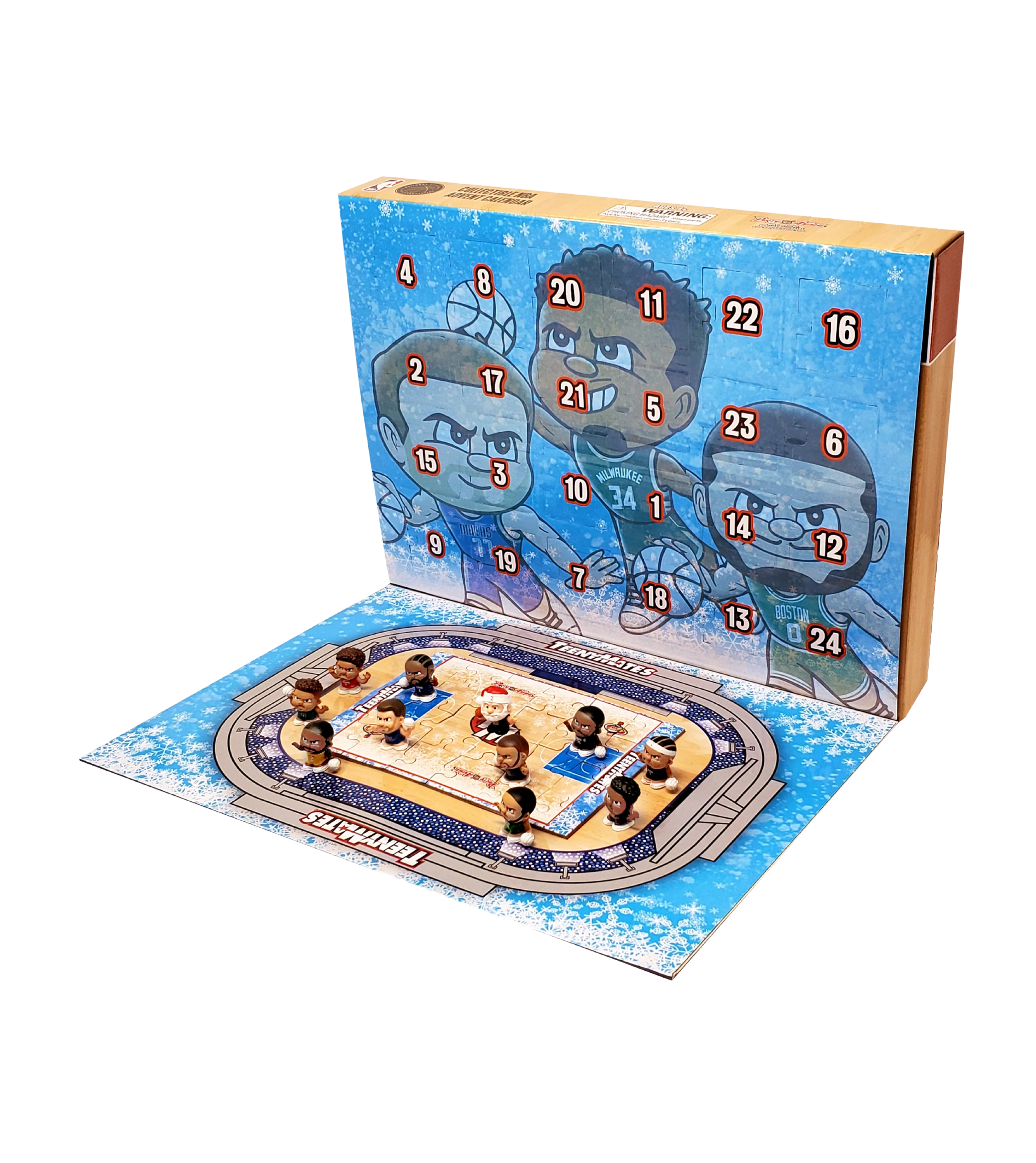 NBA Teenymates 2024 Advent Calendar 4 NBA Teenymates 2024 Advent Calendar