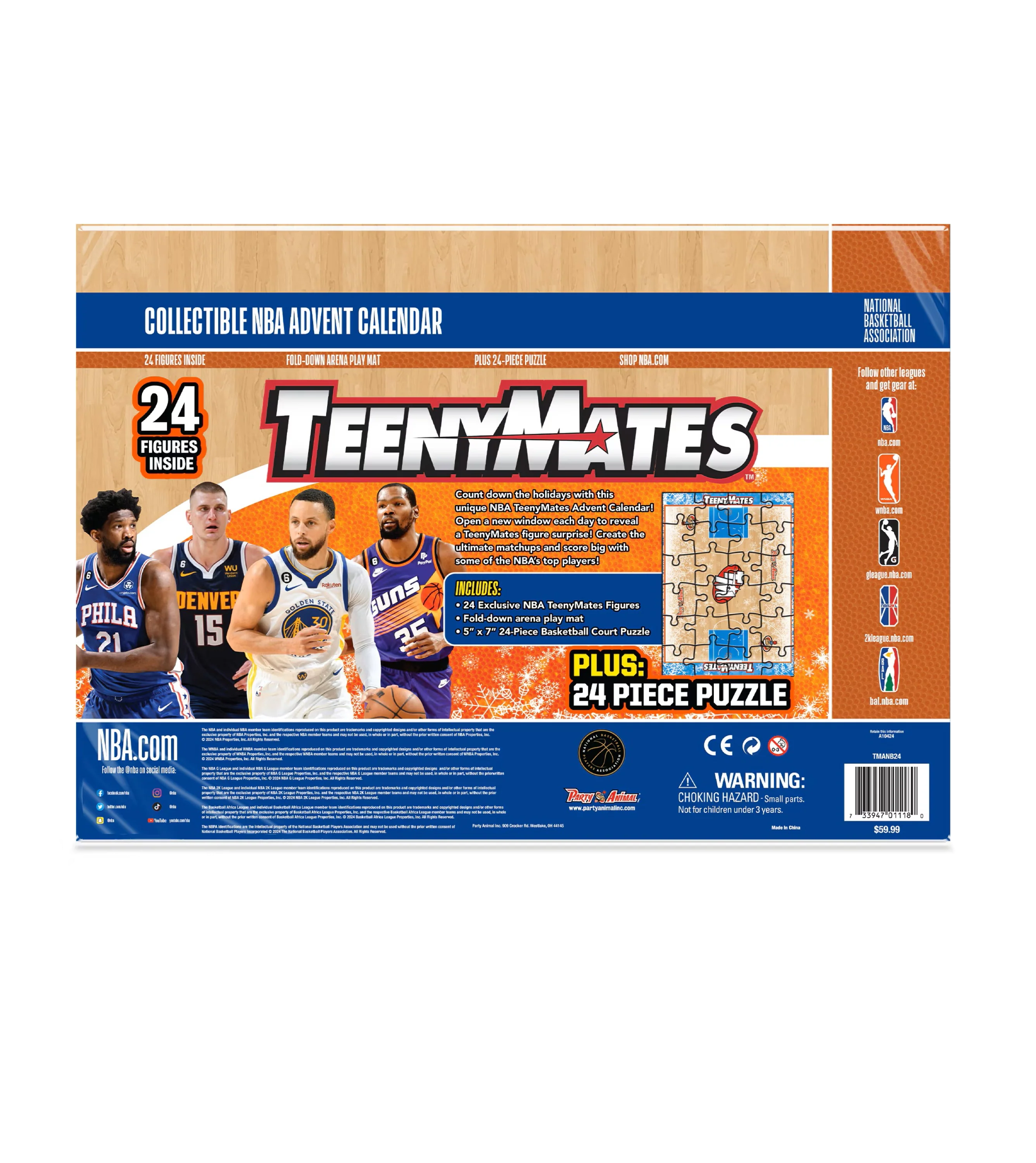 NBA Teenymates 2024 Advent Calendar 7 NBA Teenymates 2024 Advent Calendar