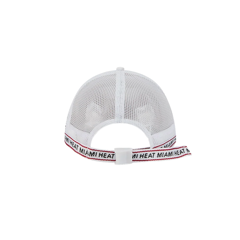 New Era Miami HEAT Logo Adjustable Trucker 2 New Era Miami HEAT Logo Adjustable Trucker