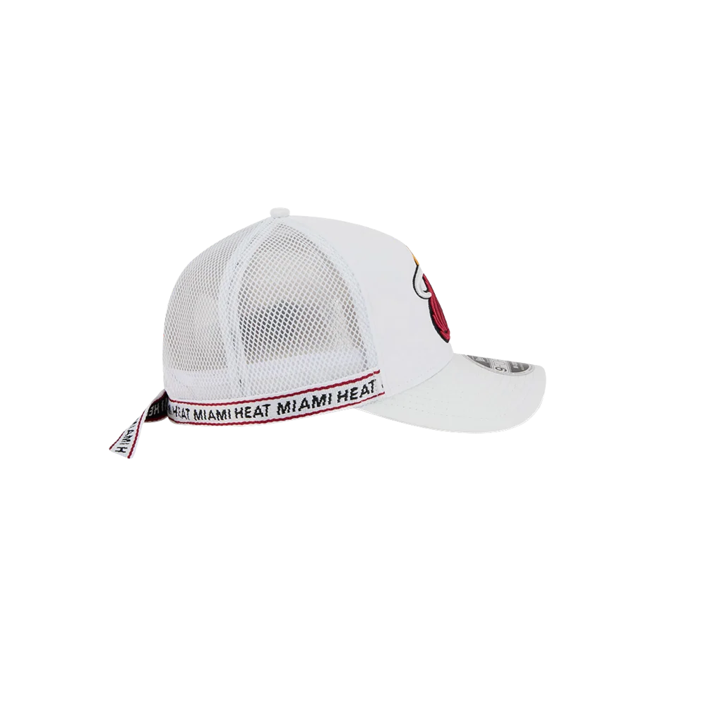 New Era Miami HEAT Logo Adjustable Trucker 6 New Era Miami HEAT Logo Adjustable Trucker