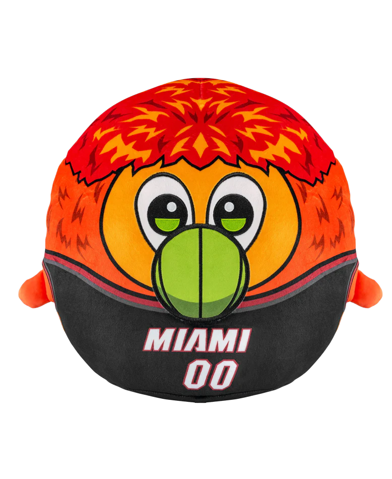 Miami HEAT Burnie Pillow Plushie 1 Miami HEAT Burnie Pillow Plushie