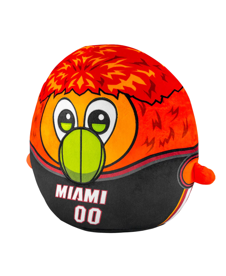 Miami HEAT Burnie Pillow Plushie 3 Miami HEAT Burnie Pillow Plushie