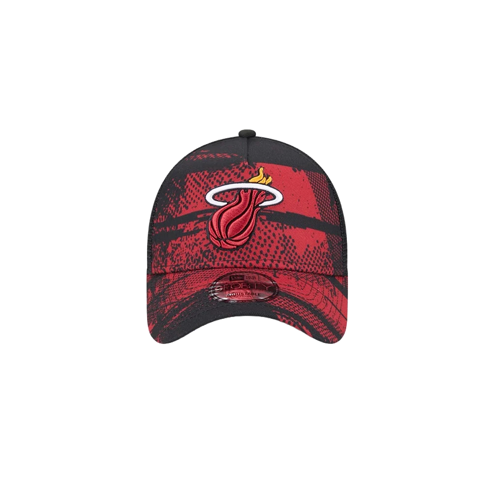 New Era Miami HEAT 2024 Tipoff Trucker Snapback 1 New Era Miami HEAT 2024 Tipoff Trucker Snapback