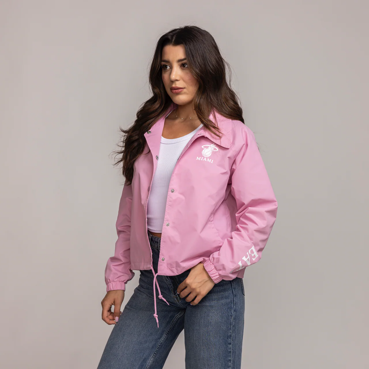 New Era Miami HEAT Original Vice Cropped Jacket 4 New Era Miami HEAT Original Vice Cropped Jacket