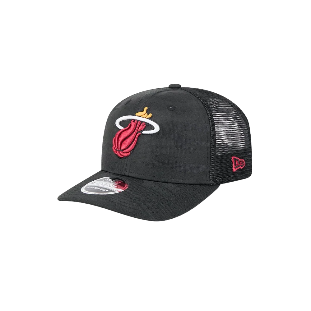 New Era Miami HEAT Camo Trucker Snapback 3 New Era Miami HEAT Camo Trucker Snapback