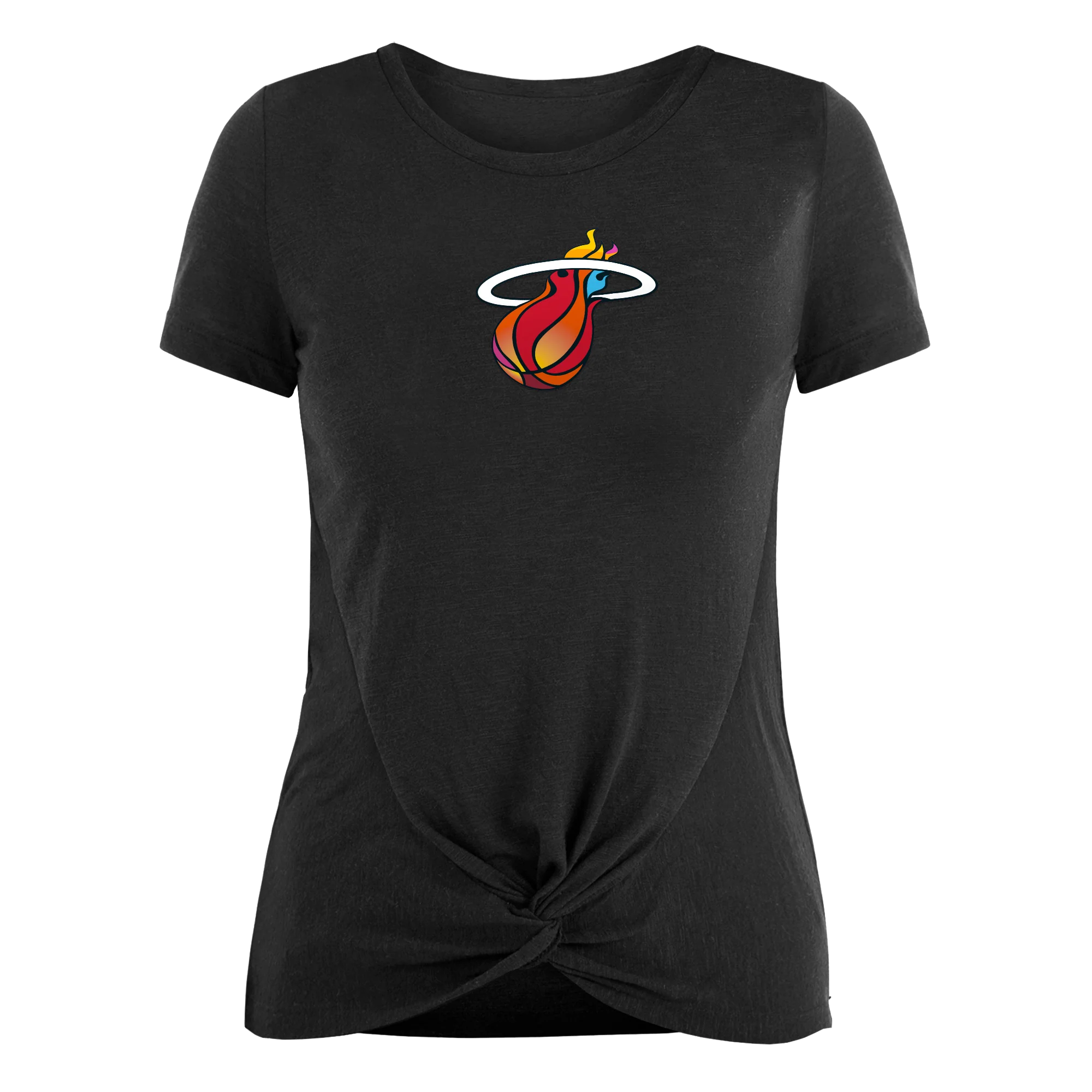 New Era Miami HEAT Mashup Logo Women's Black Tee