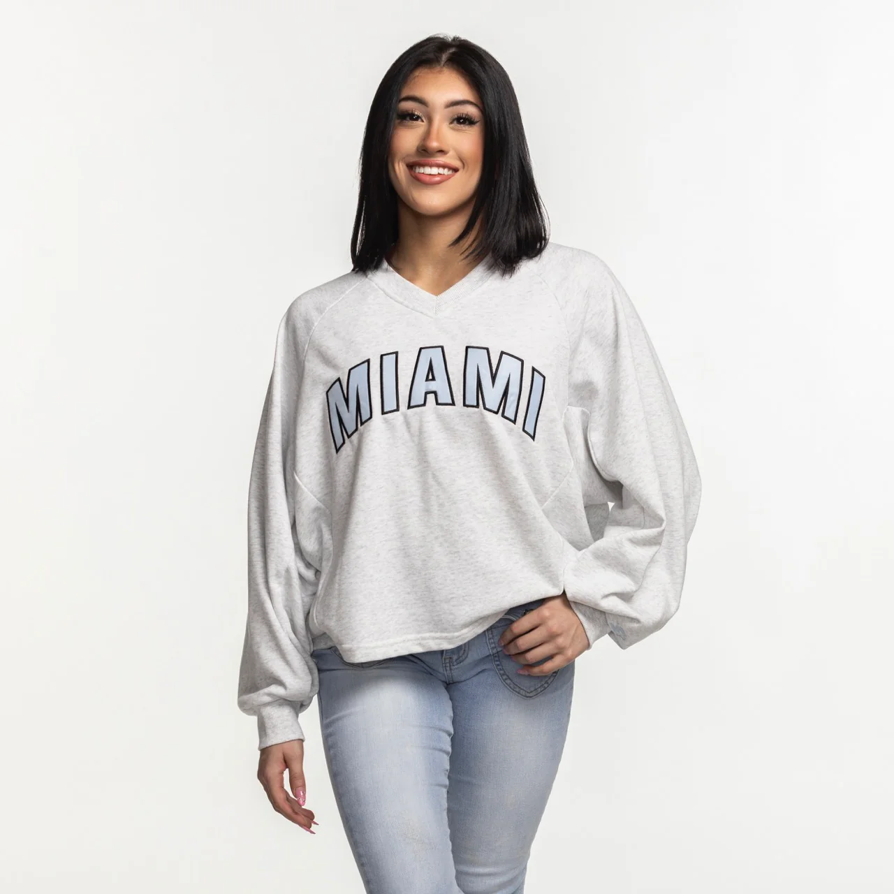 G-III Miami HEAT Faceoff Women's Crewneck