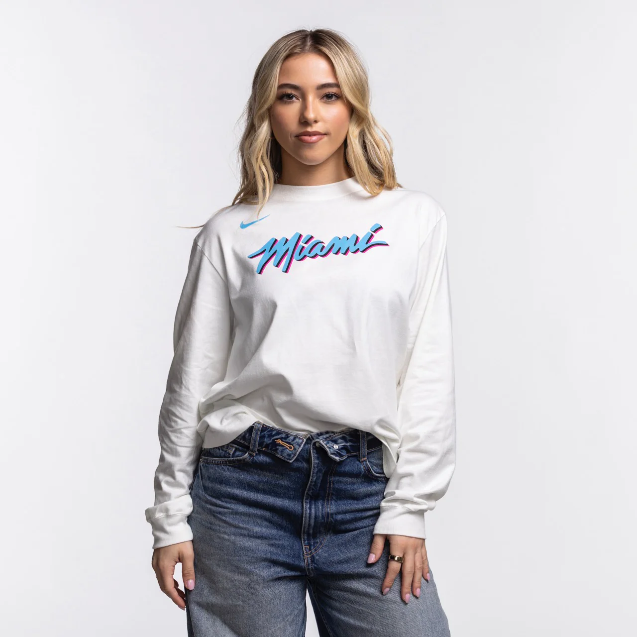 Nike Miami HEAT Original Vice Nights Women's Long Sleeve Tee