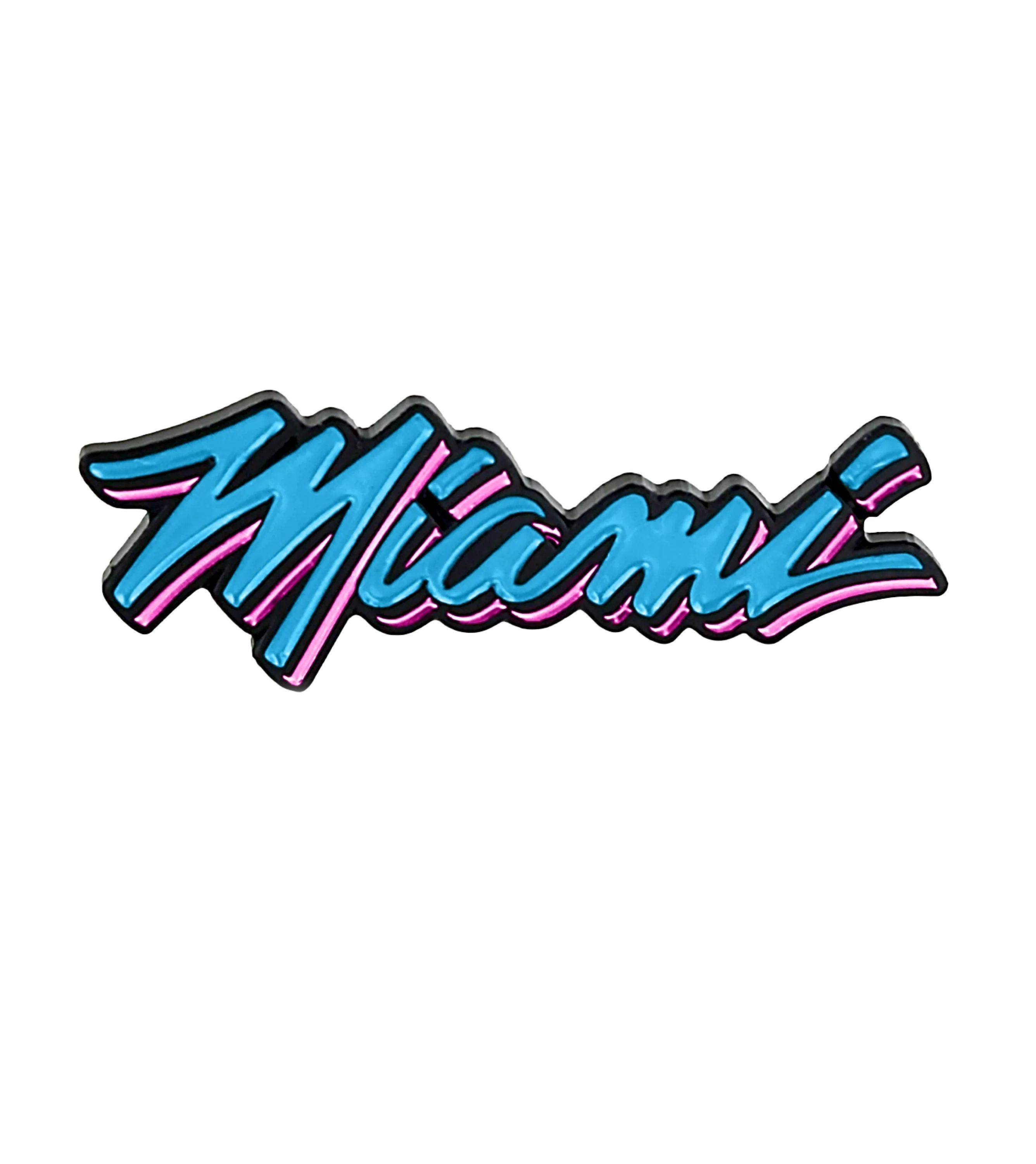 Miami HEAT Original Vice Nights Wordmark Pin