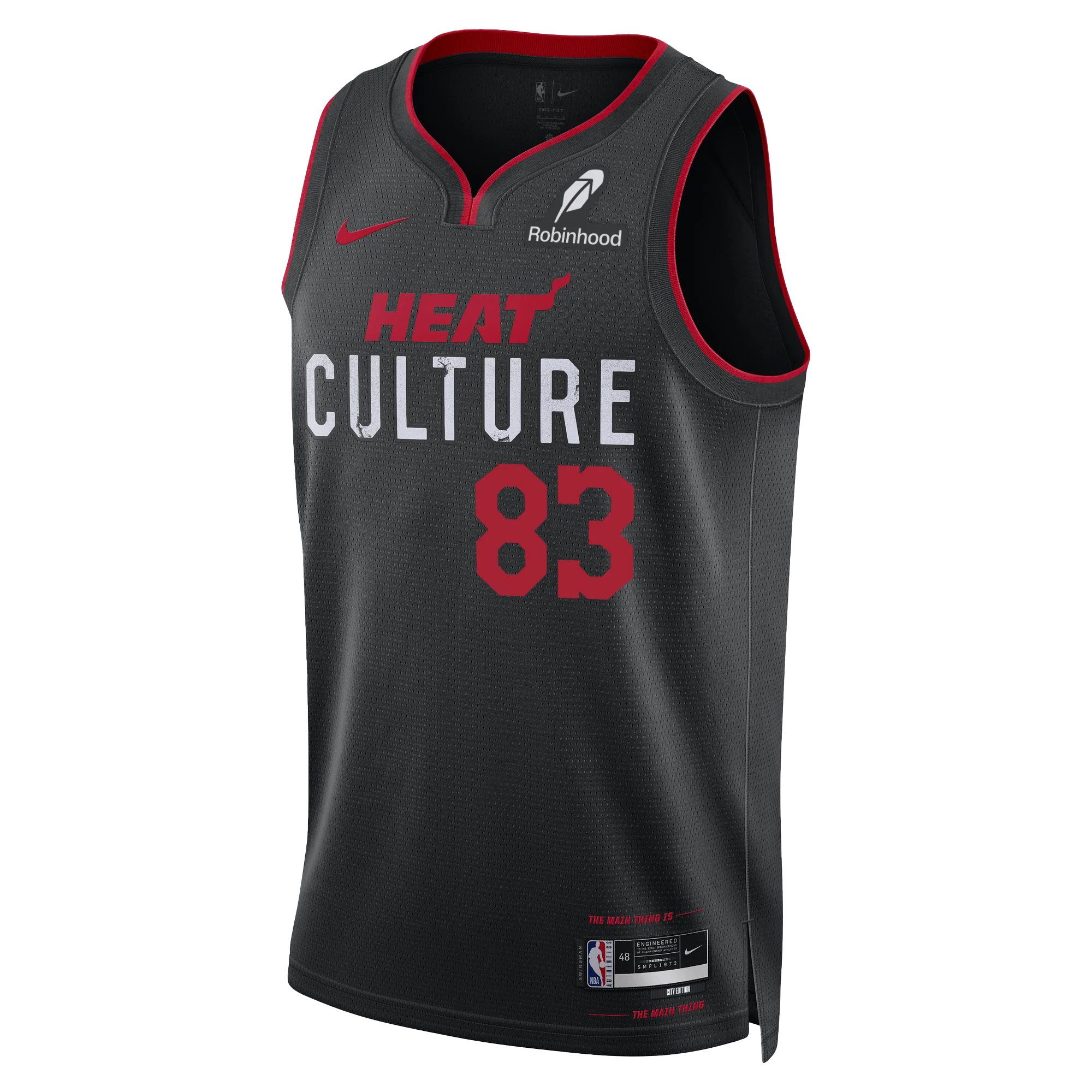 Bam Adebayo Nike HEAT Culture “83-Point Game” Swingman Jersey 2 Bam Adebayo Nike HEAT Culture “83-Point Game” Swingman Jersey