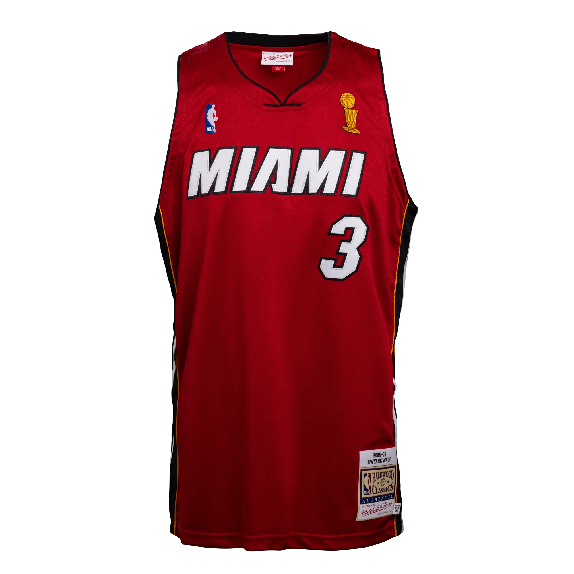 Dwyane Wade Mitchell and Ness Miami HEAT 2005-06 Authentic Jersey - HOF Edition 1 Dwyane Wade Mitchell and Ness Miami HEAT 2005-06 Authentic Jersey - HOF Edition