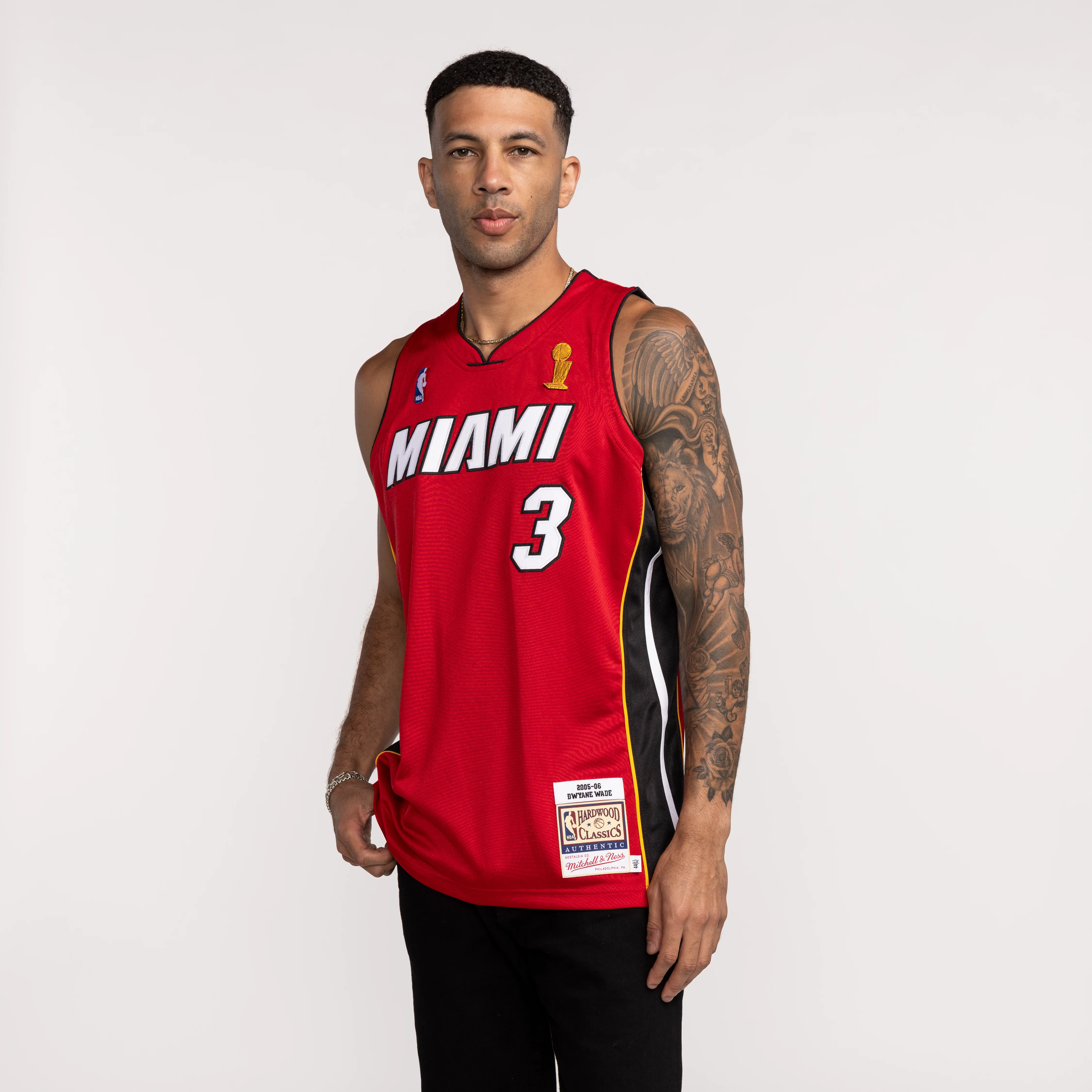 Dwyane Wade Mitchell and Ness Miami HEAT 2005-06 Authentic Jersey - HOF Edition 3 Dwyane Wade Mitchell and Ness Miami HEAT 2005-06 Authentic Jersey - HOF Edition