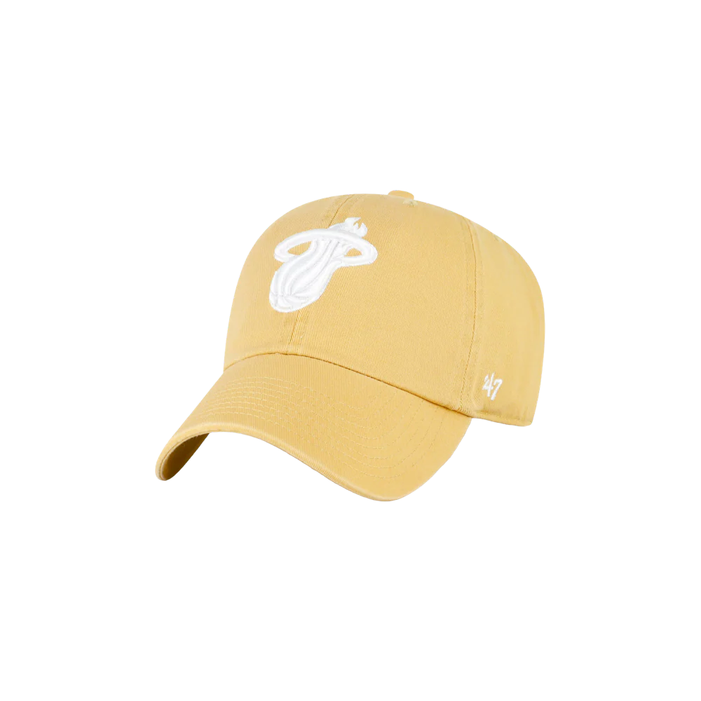 '47 Brand Miami HEAT Tan Cleanup Dad Hat