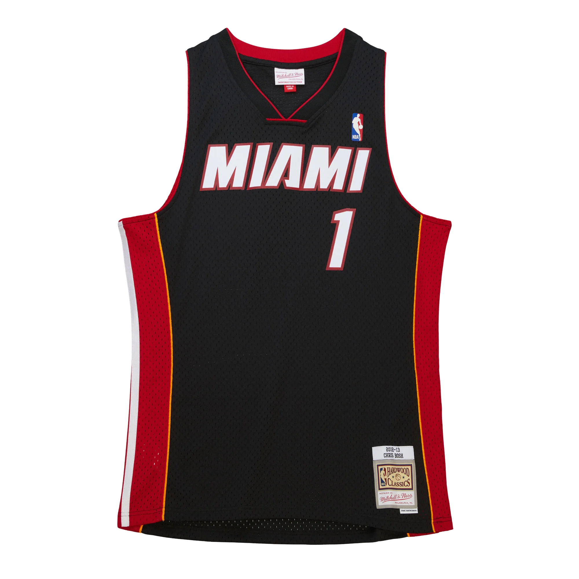 Chris Bosh Mitchell & Ness Miami HEAT 2012-13 Swingman Jersey 5 Chris Bosh Mitchell & Ness Miami HEAT 2012-13 Swingman Jersey