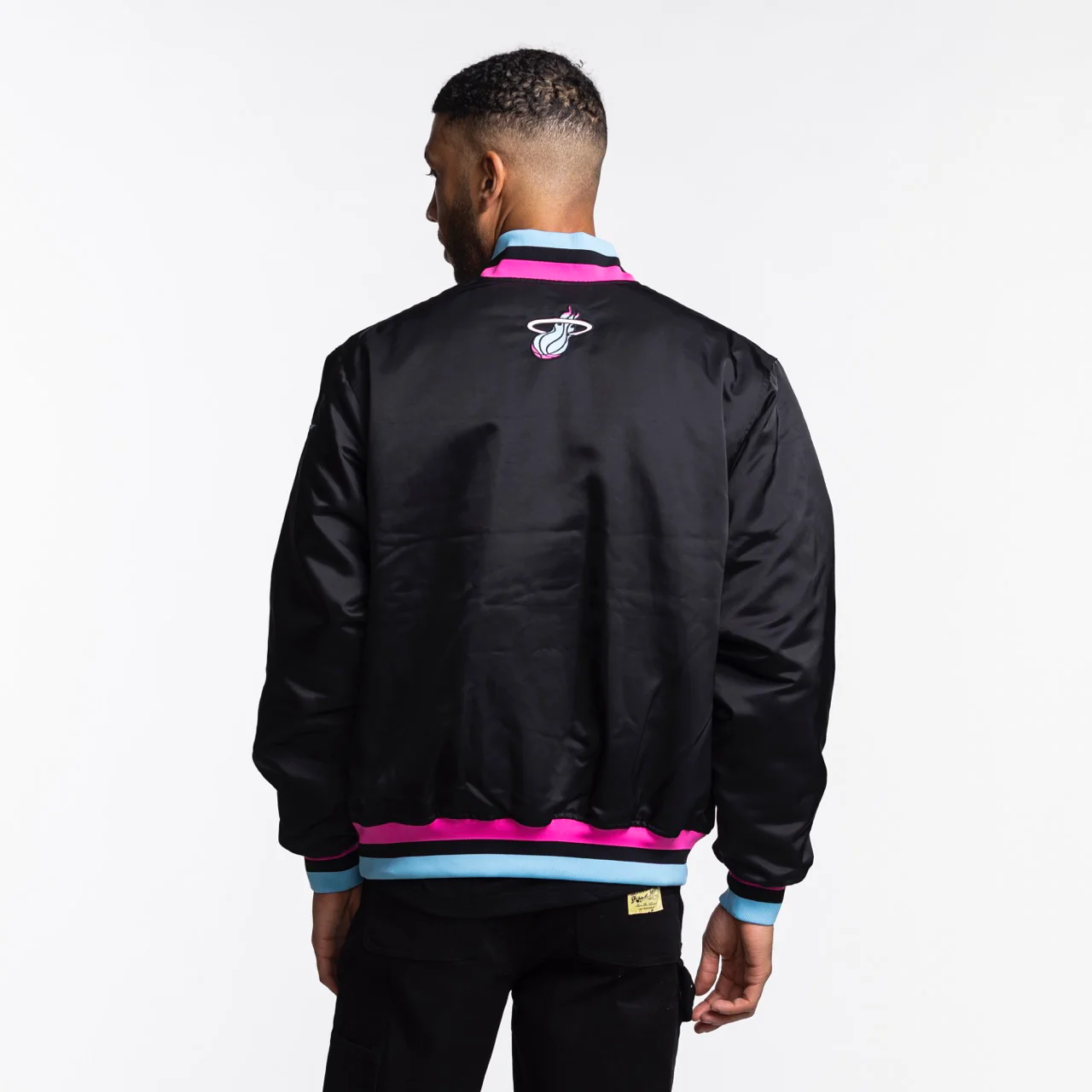 Nike Miami HEAT Original Vice Nights Bomber Jacket 2 Nike Miami HEAT Original Vice Nights Bomber Jacket