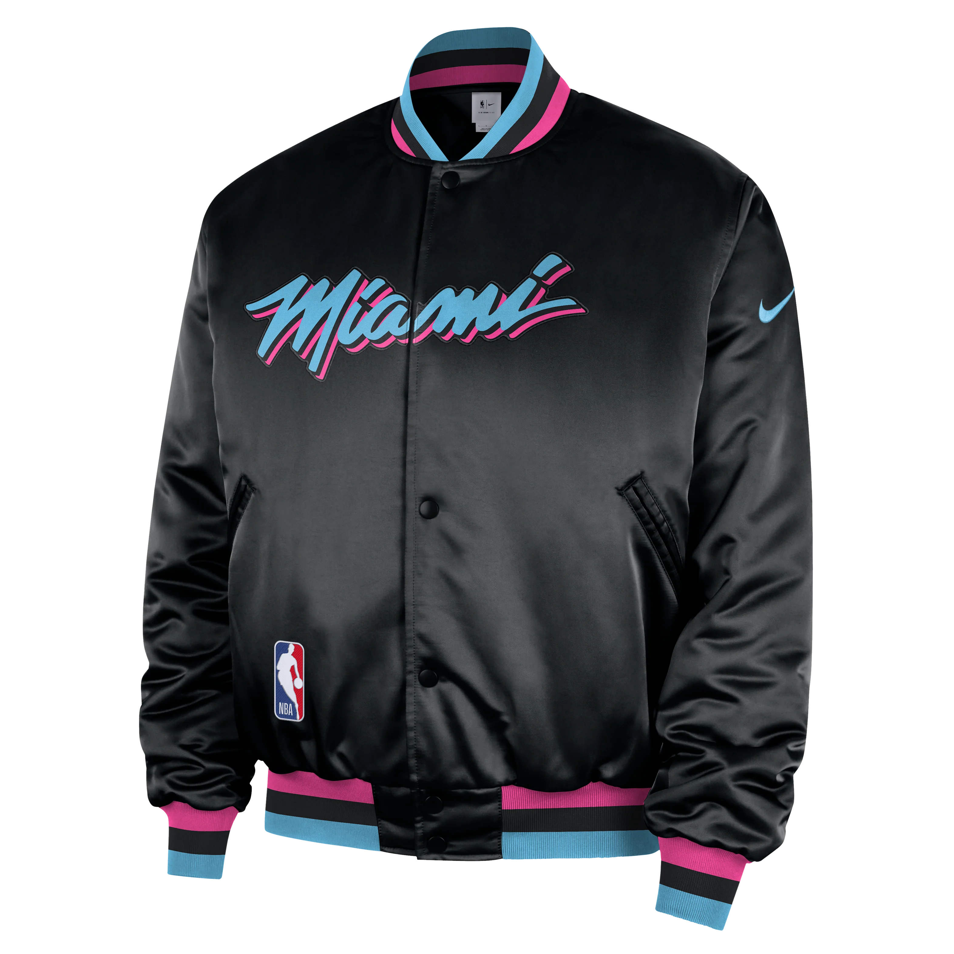 Nike Miami HEAT Original Vice Nights Bomber Jacket 4 Nike Miami HEAT Original Vice Nights Bomber Jacket