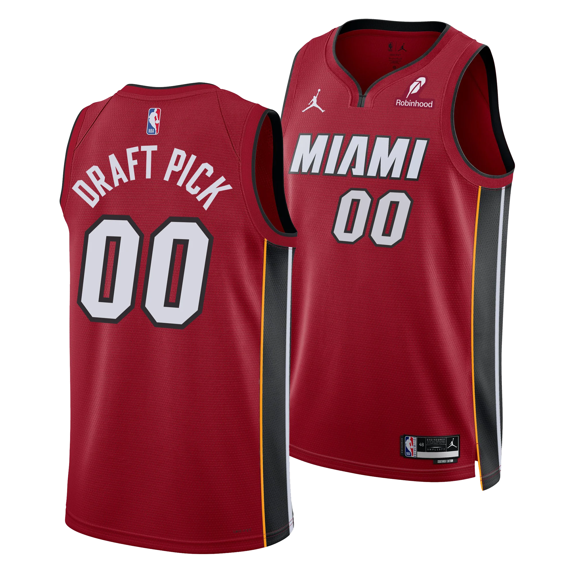 Ryan Conwell Nike Jordan Brand Miami HEAT Statement Red Swingman Jersey