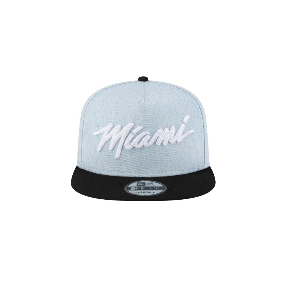 Court Culture Original Vice Nights Wordmark Snapback - Denim/Black