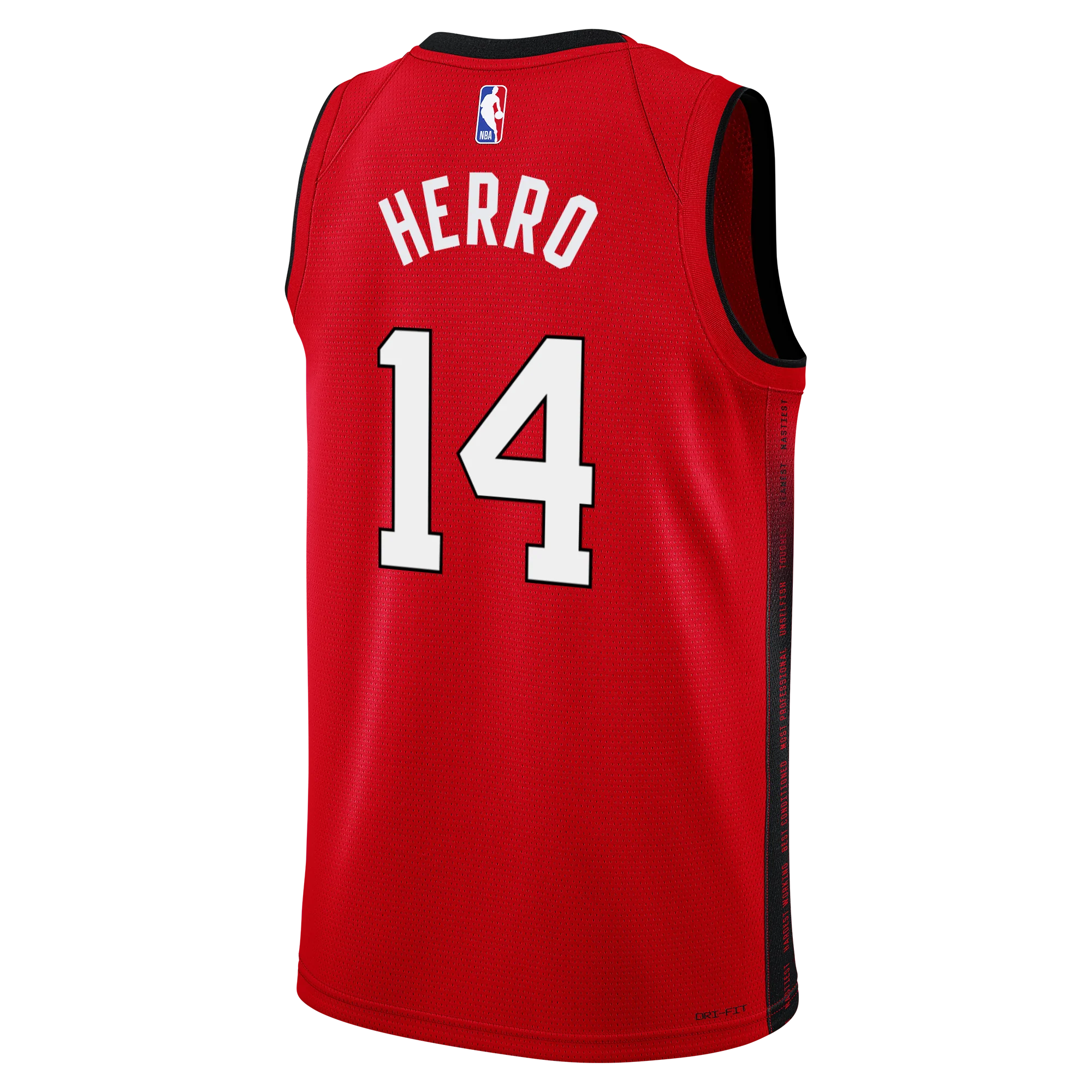 Tyler Herro Nike HEAT Culture: Blood Red Swingman Jersey 2 Tyler Herro Nike HEAT Culture: Blood Red Swingman Jersey
