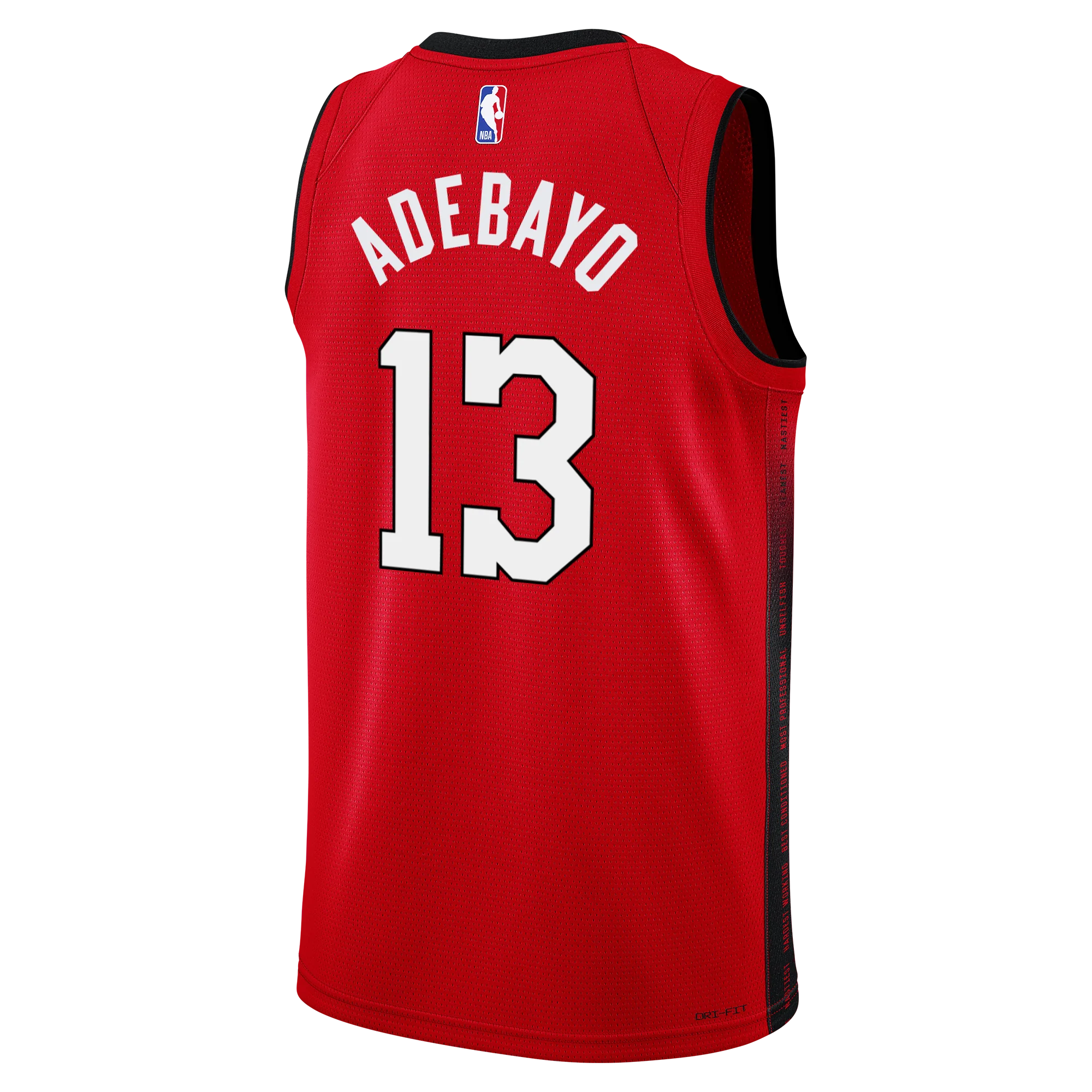Bam Adebayo Nike HEAT Culture: Blood Red Swingman Jersey 2 Bam Adebayo Nike HEAT Culture: Blood Red Swingman Jersey