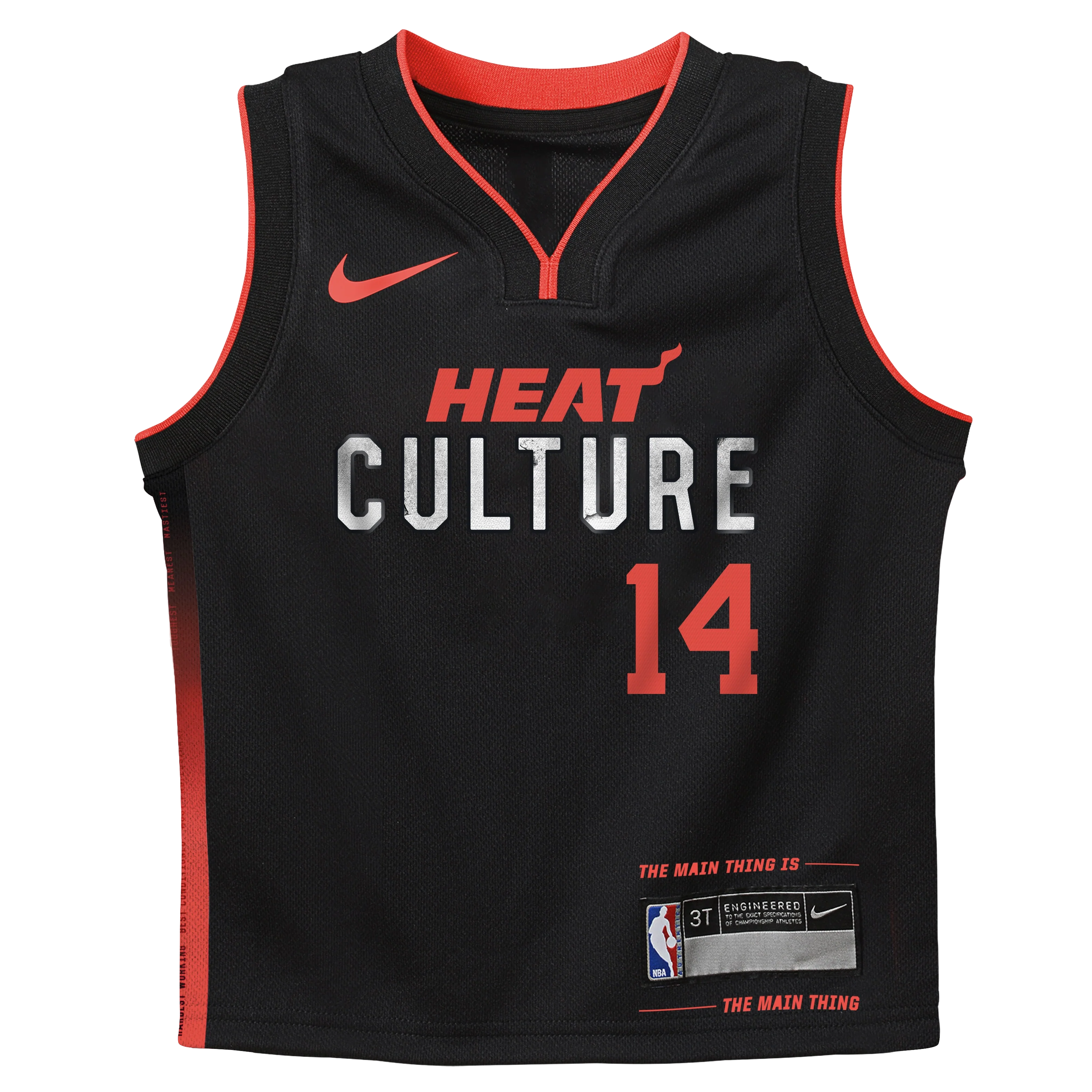 Tyler Herro Nike HEAT Culture Toddler Replica Jersey 1 Tyler Herro Nike HEAT Culture Toddler Replica Jersey