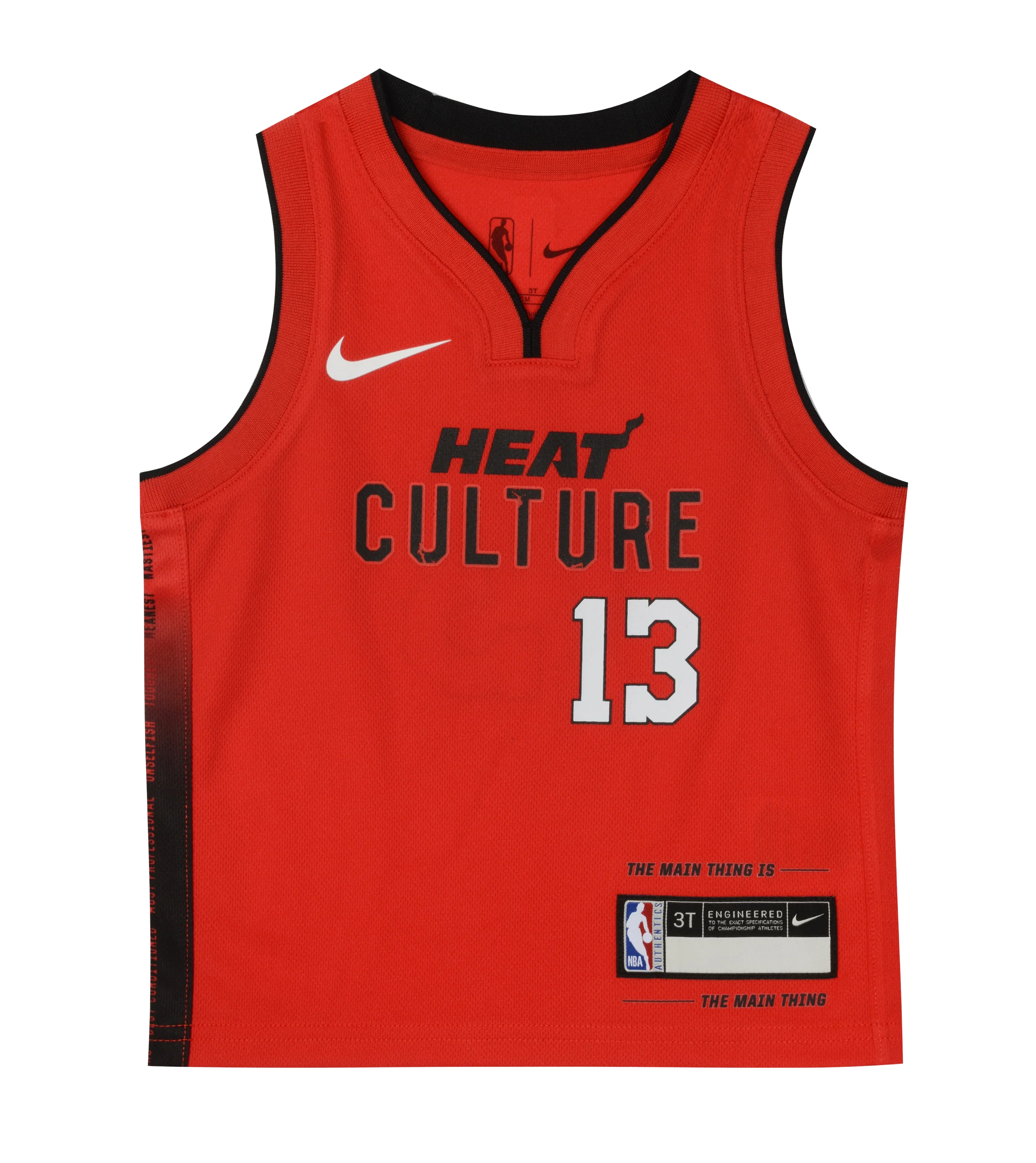 Bam Adebayo Nike HEAT Culture: Blood Red Toddler Replica Jersey 1 Bam Adebayo Nike HEAT Culture: Blood Red Toddler Replica Jersey