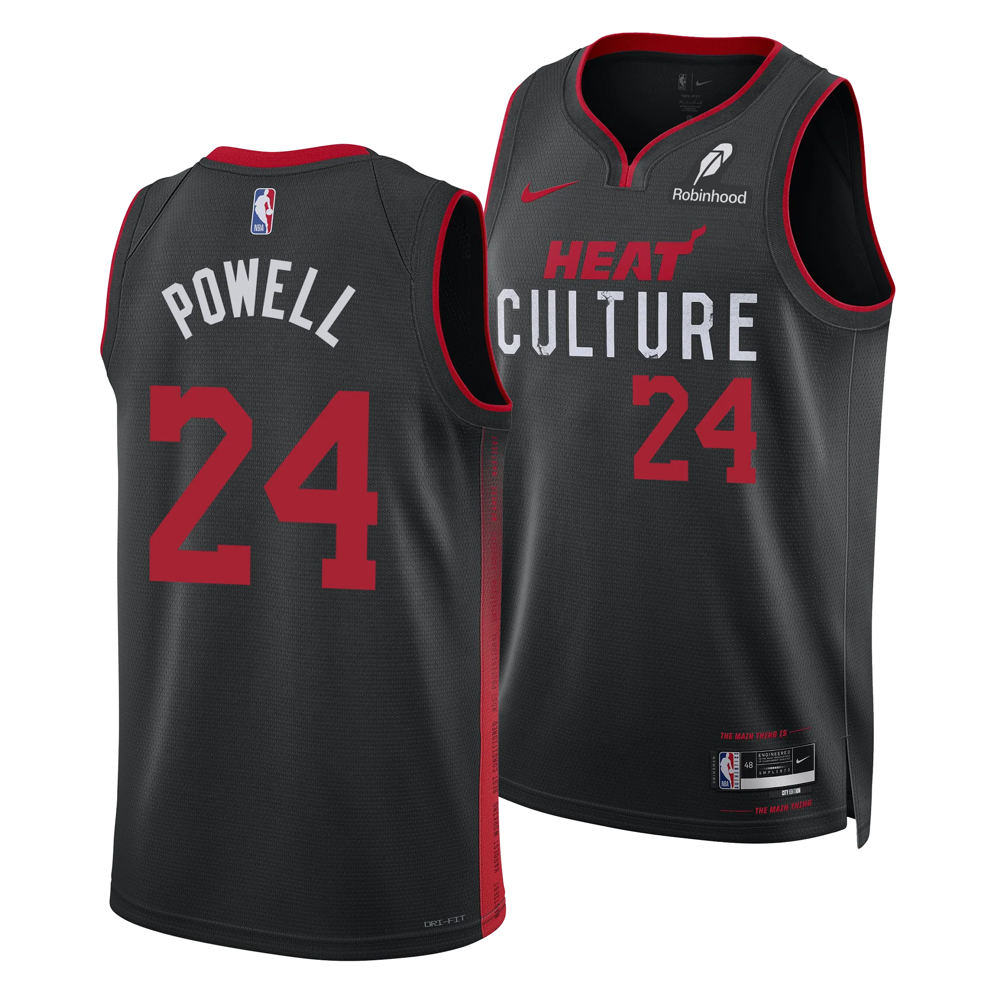 Norman Powell Nike HEAT Culture Youth Swingman Jersey 3 S