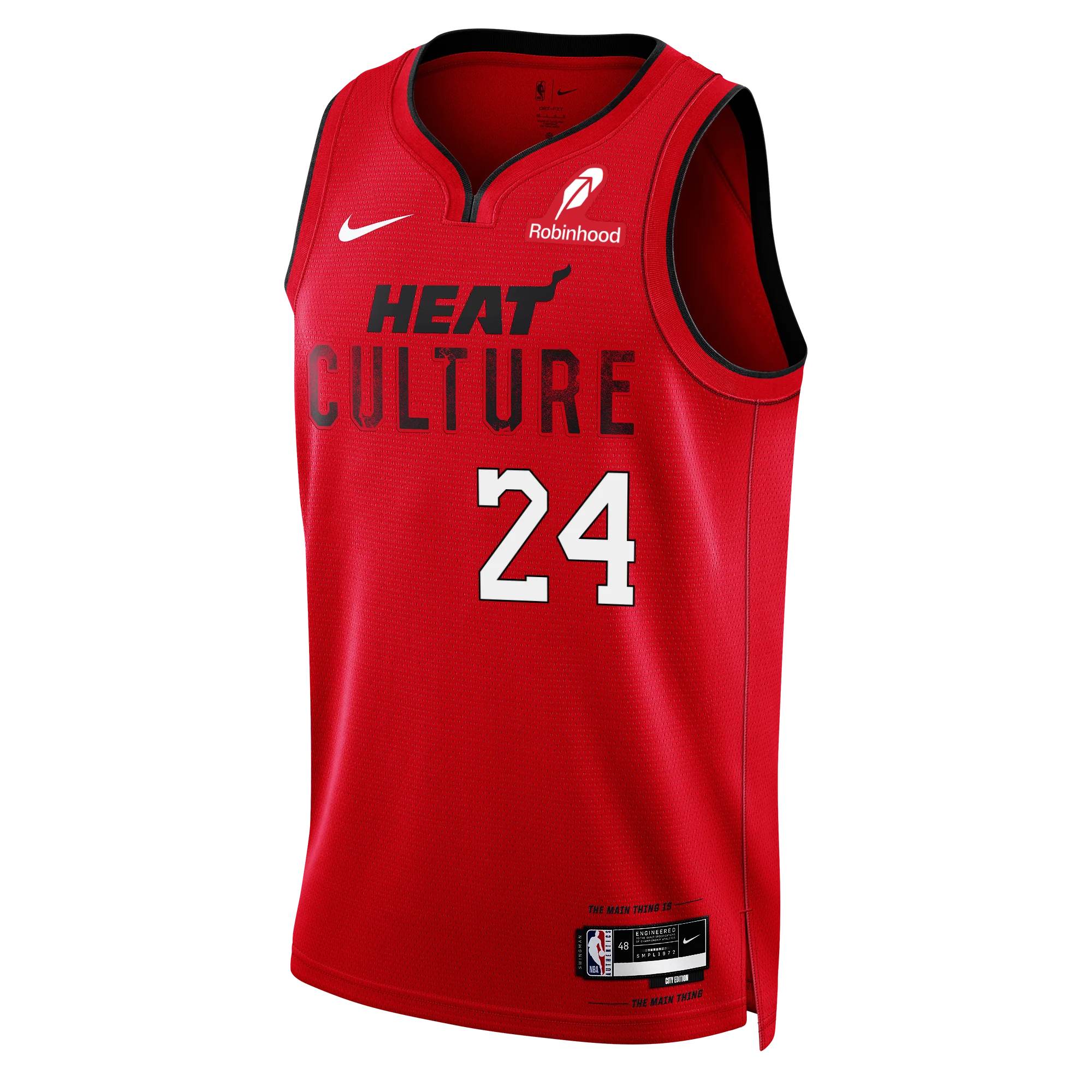 Norman Powell Nike HEAT Culture: Blood Red Swingman Jersey 1 Norman Powell Nike HEAT Culture: Blood Red Swingman Jersey