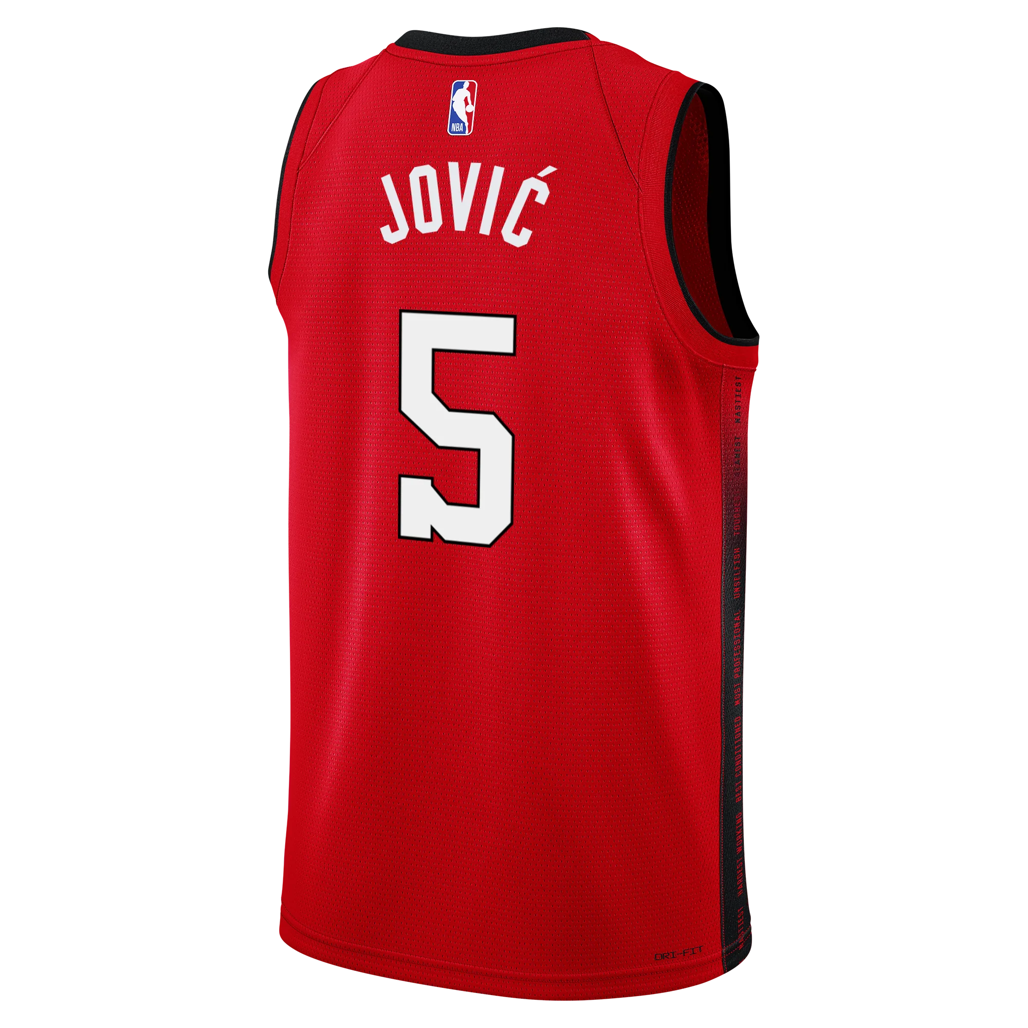 Nikola Jović Nike HEAT Culture: Blood Red Youth Swingman Jersey 2 Nikola Jović Nike HEAT Culture: Blood Red Youth Swingman Jersey