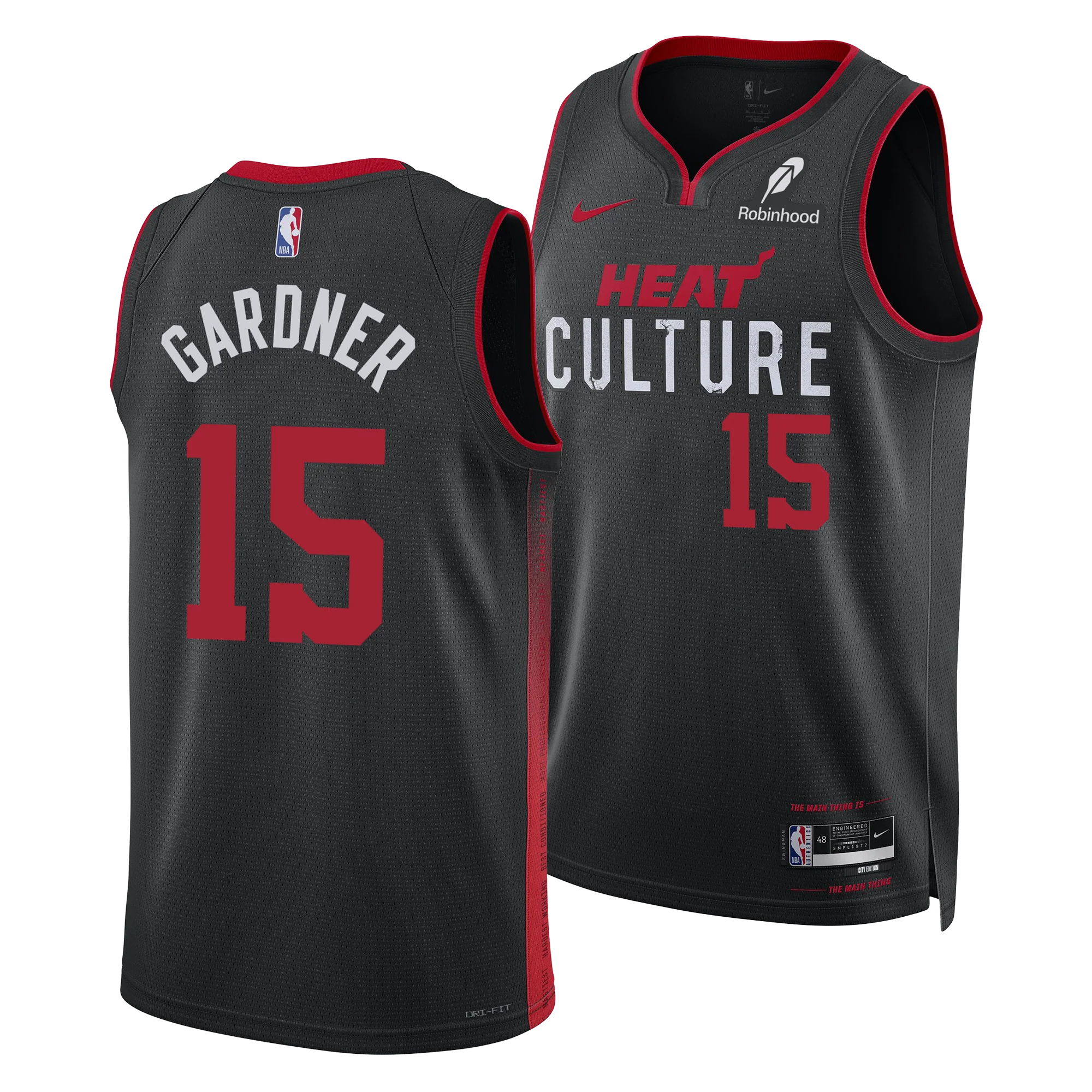 Myron Gardner Nike HEAT Culture Youth Swingman Jersey 3 Myron Gardner Nike HEAT Culture Swingman Jersey