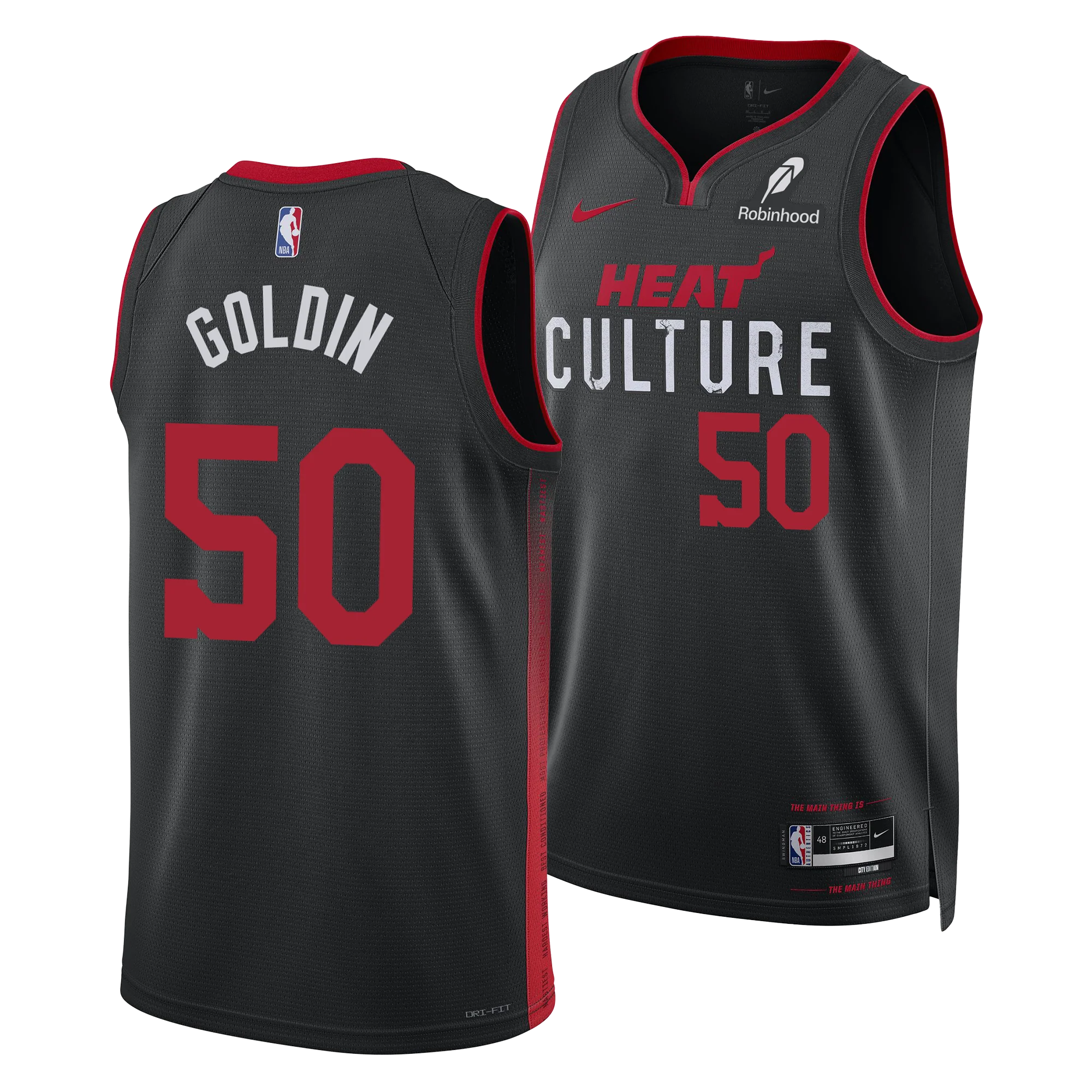 Vladislav Goldin Nike HEAT Culture Swingman Jersey 3 Vladislav Goldin Nike HEAT Culture Youth Swingman Jersey